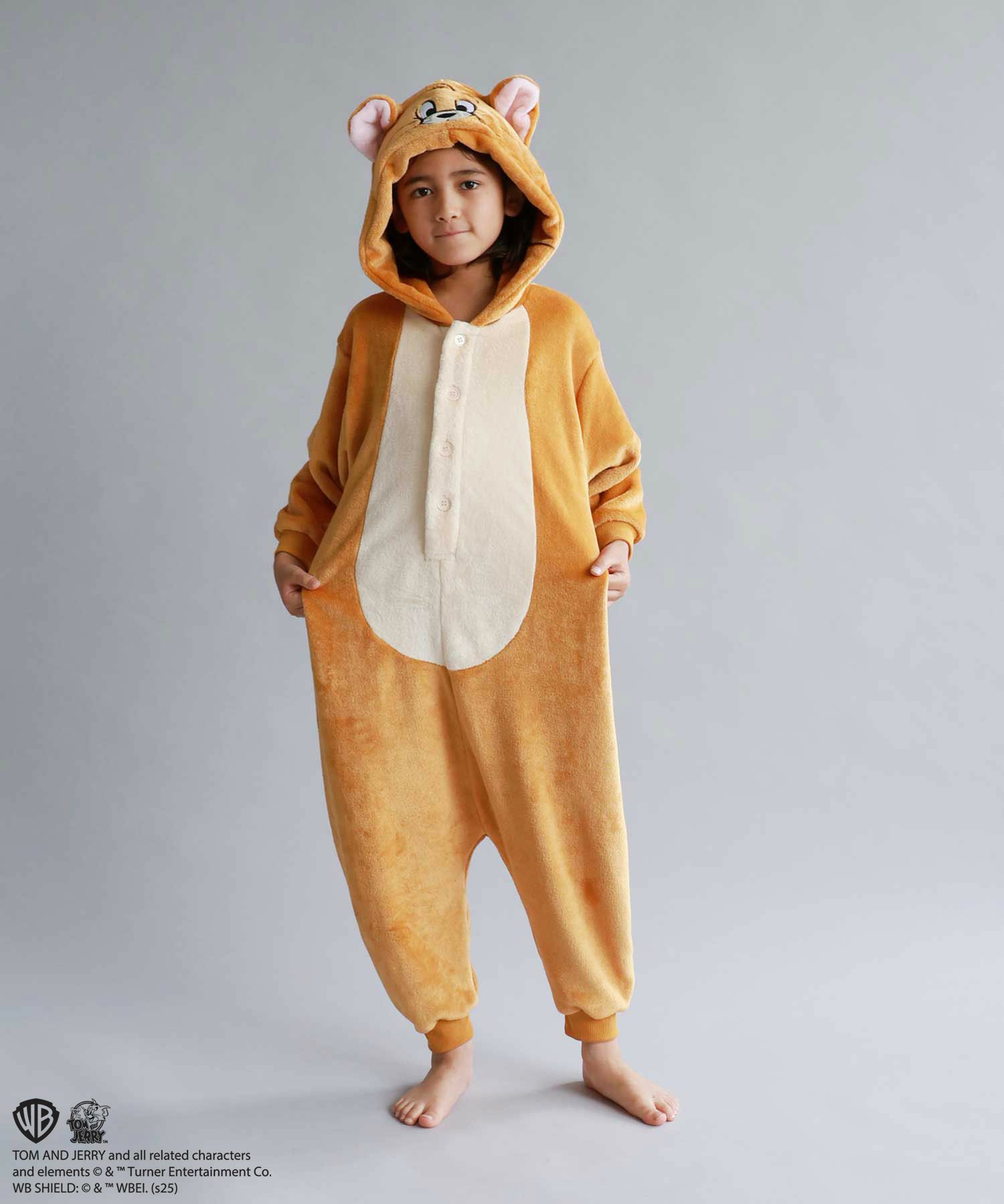 Tom and Jerry ジェリー もこもこ着ぐるみ キッズ商品サムネイル-2