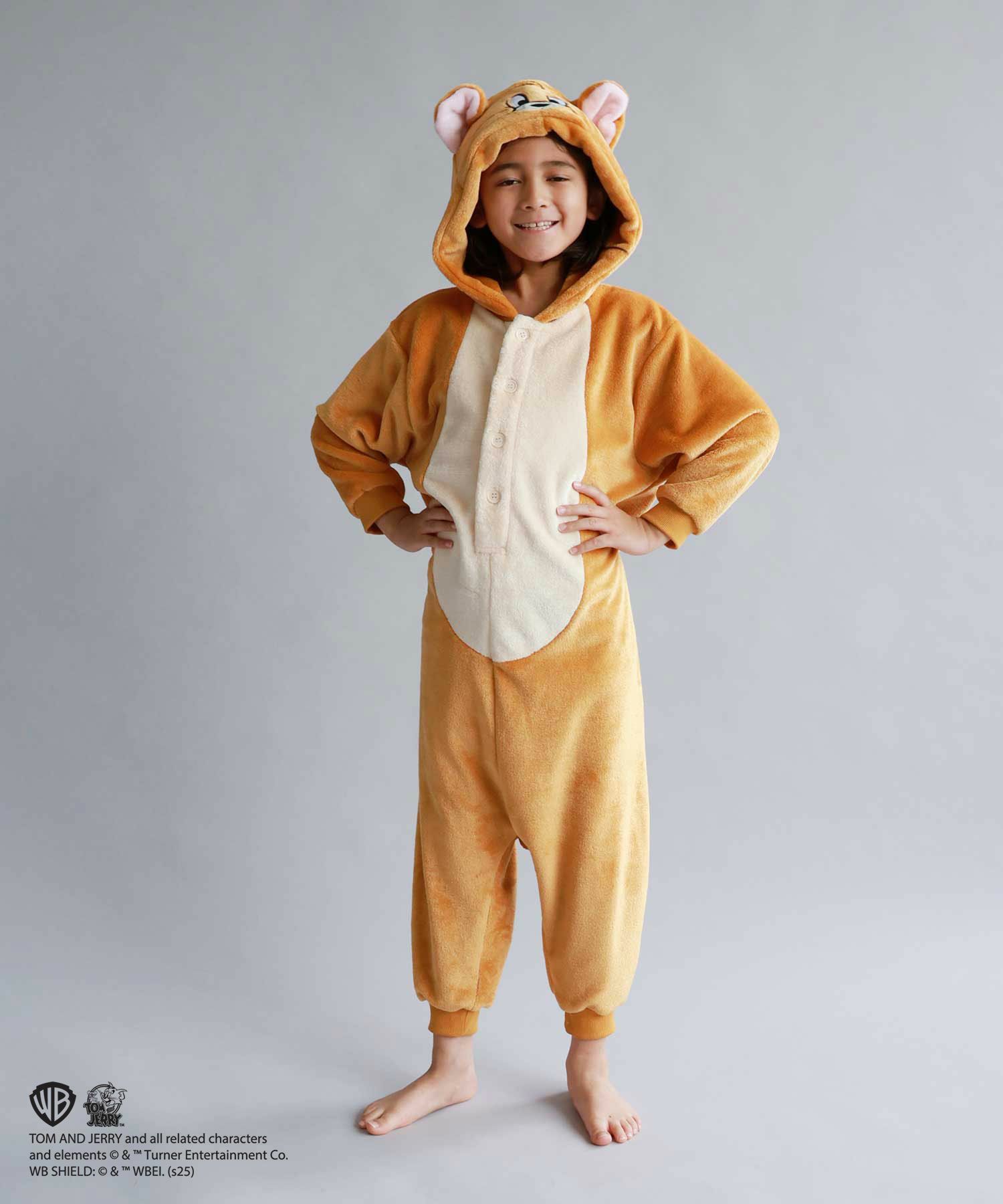Tom and Jerry ジェリー もこもこ着ぐるみ キッズ商品サムネイル-3