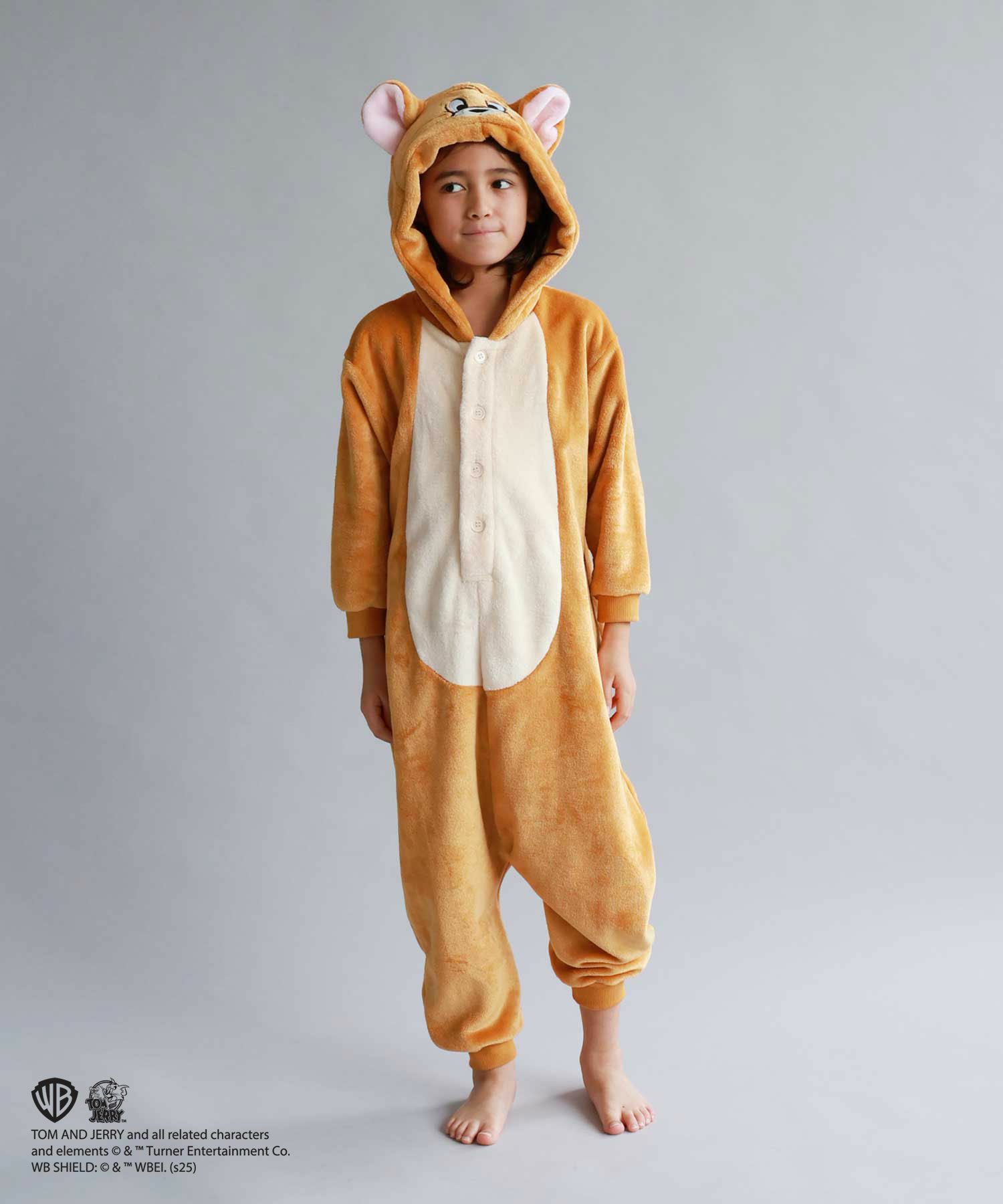 Tom and Jerry ジェリー もこもこ着ぐるみ キッズ商品サムネイル-4