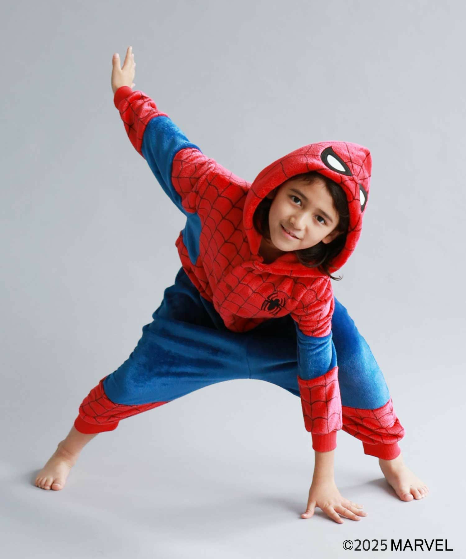 MARVEL マーベル 『スパイダーマン』 もこもこ着ぐるみ キッズ商品サムネイル-1