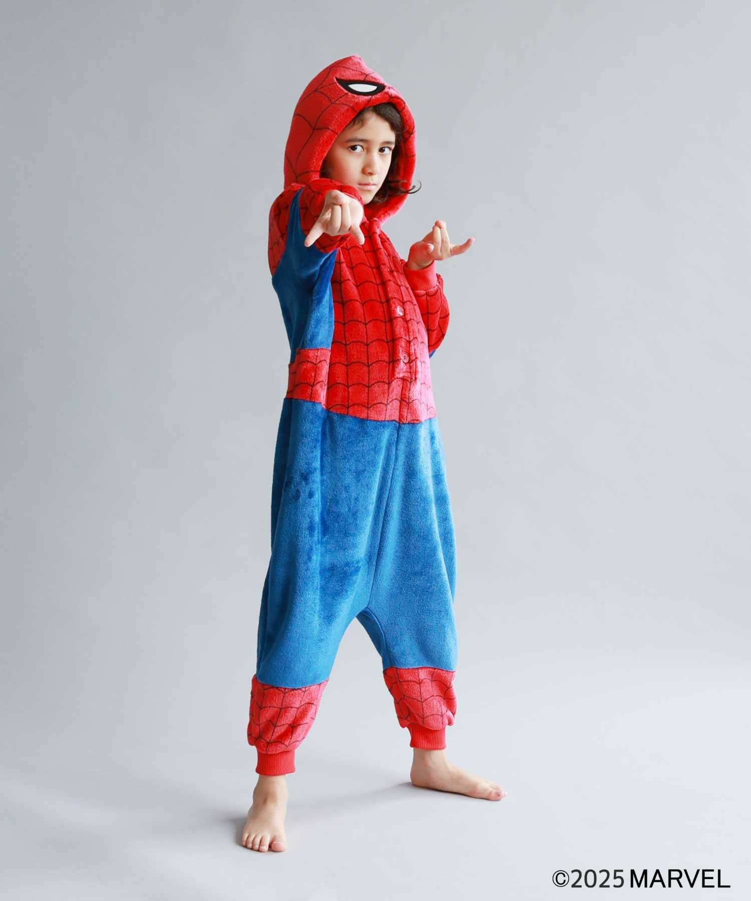 MARVEL マーベル 『スパイダーマン』 もこもこ着ぐるみ キッズ商品サムネイル-3