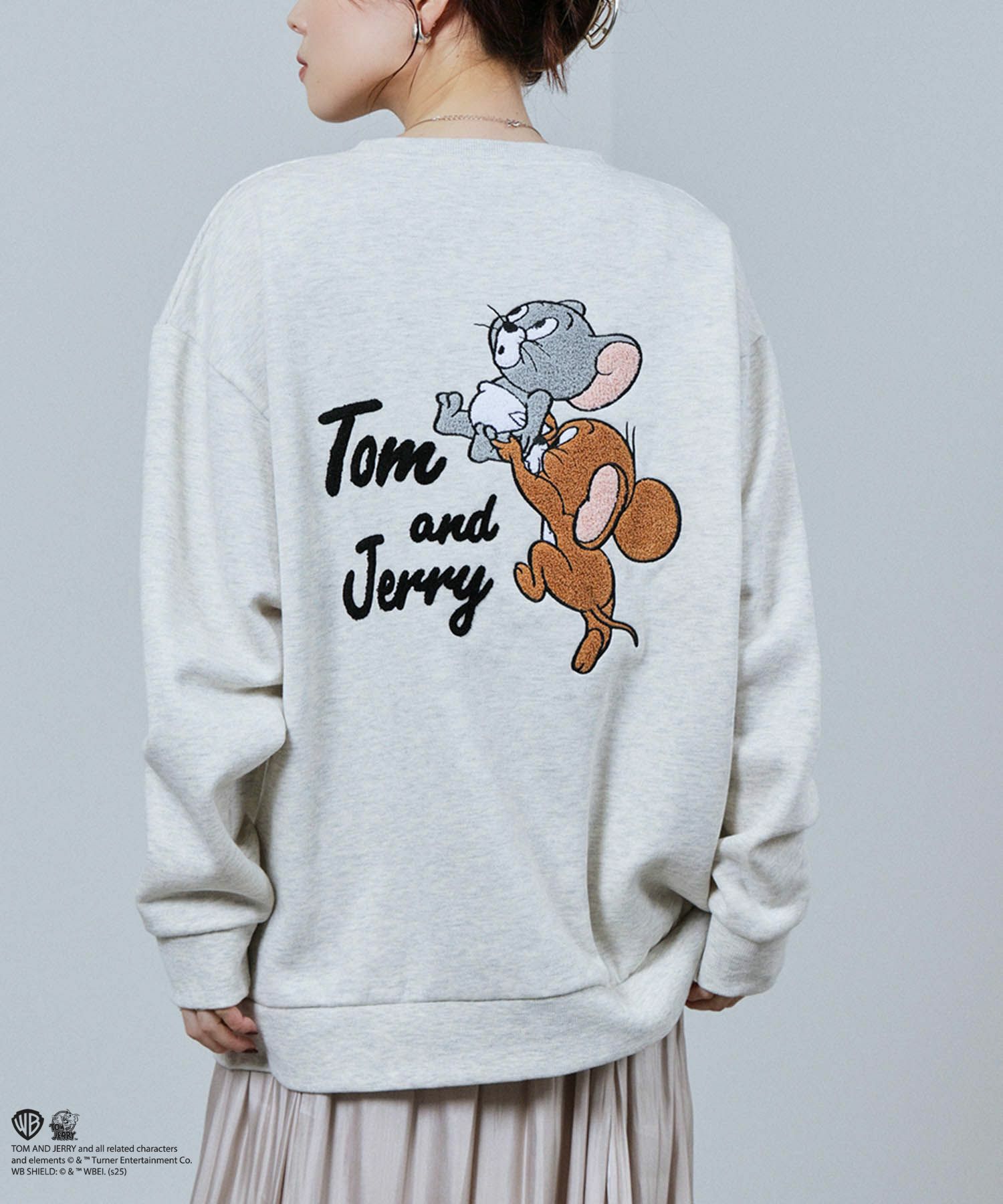 Tom and Jerry サガラ刺繍トレーナー メンズ商品サムネイル-2