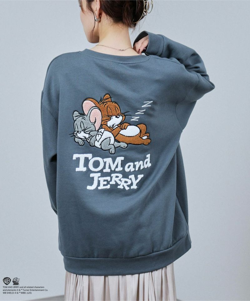 Tom and Jerry サガラ刺繍トレーナー メンズ商品画像-4