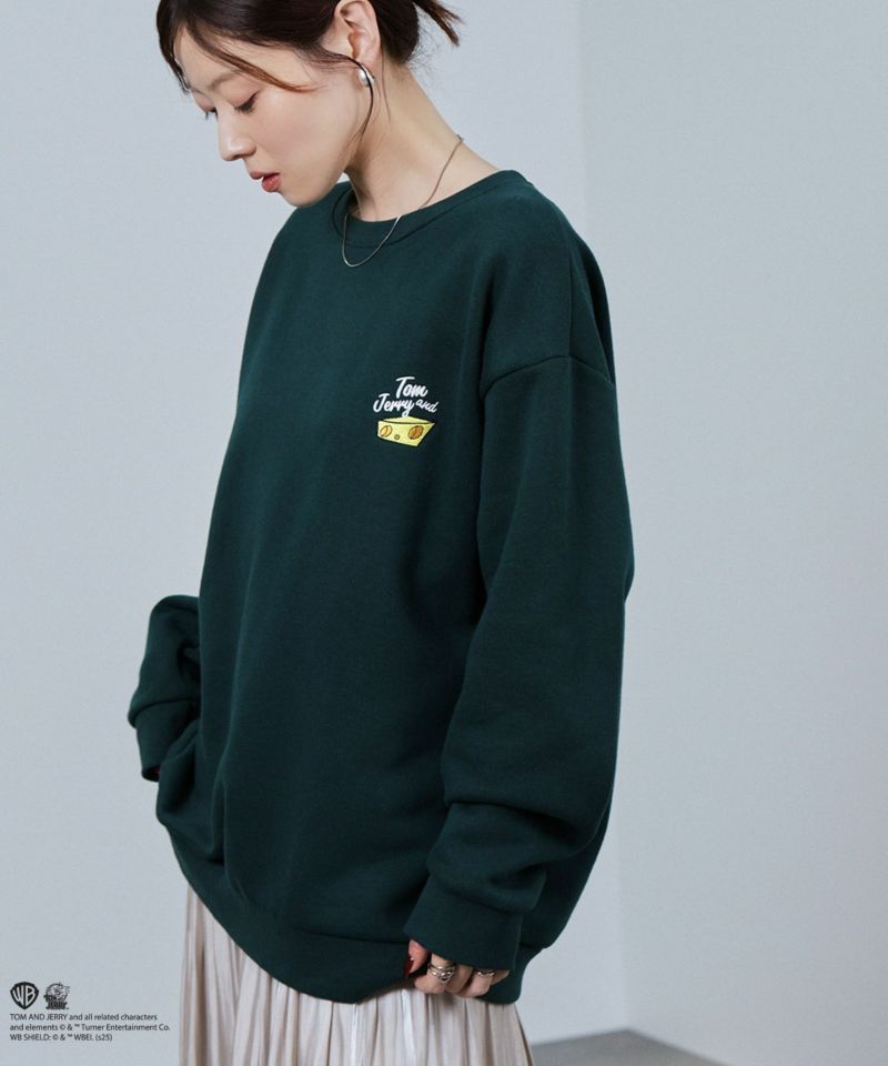 Tom and Jerry サガラ刺繍トレーナー メンズ商品画像-5