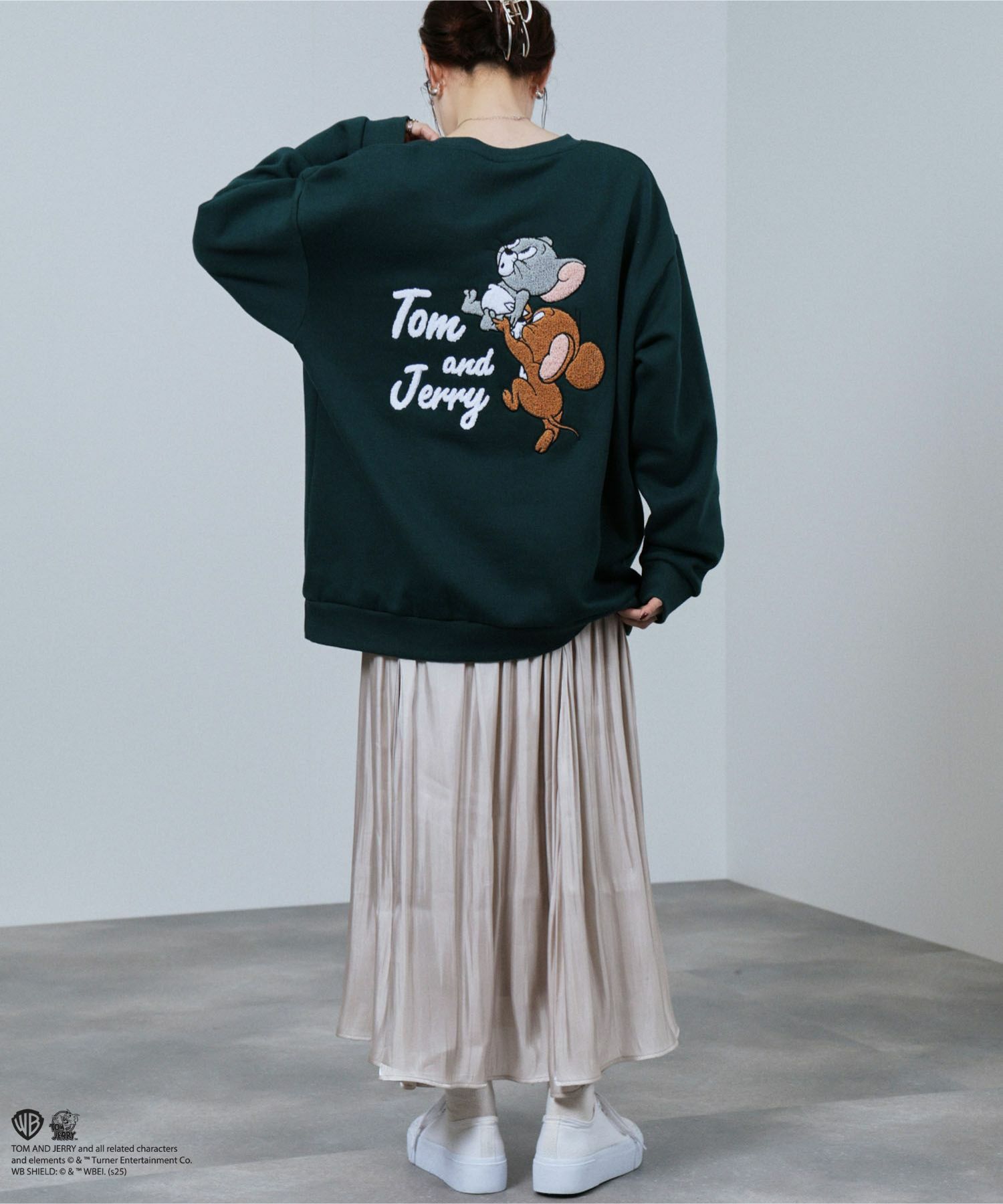 Tom and Jerry サガラ刺繍トレーナー メンズ商品画像-8