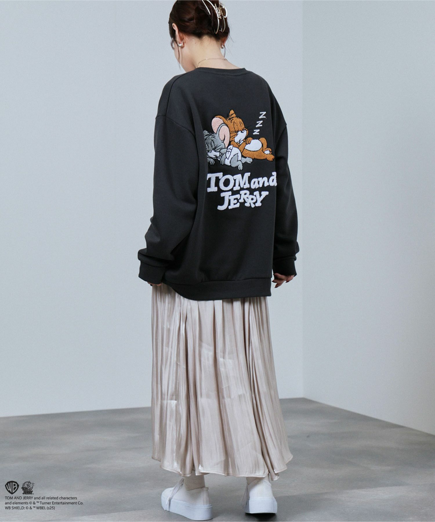 Tom and Jerry サガラ刺繍トレーナー メンズ商品サムネイル-15