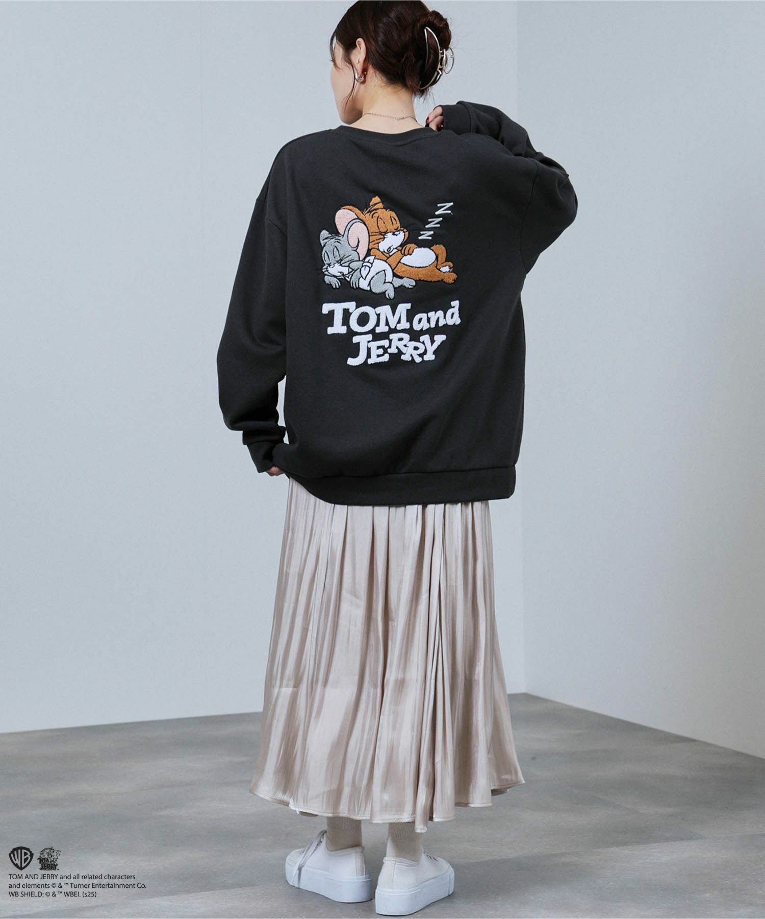 Tom and Jerry サガラ刺繍トレーナー メンズ商品サムネイル-16