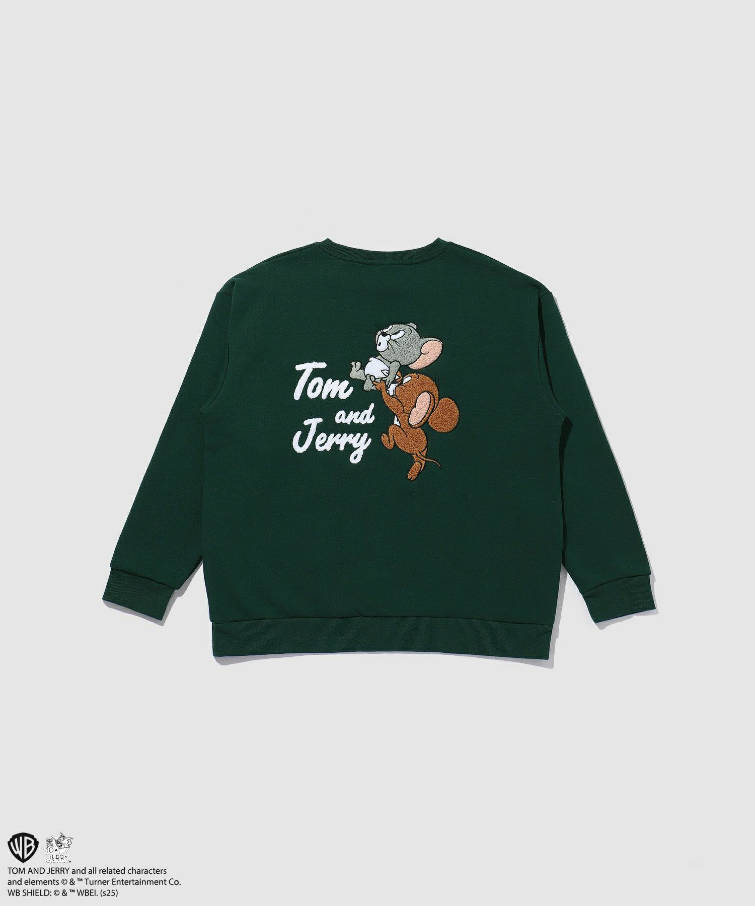Tom and Jerry サガラ刺繍トレーナー メンズ