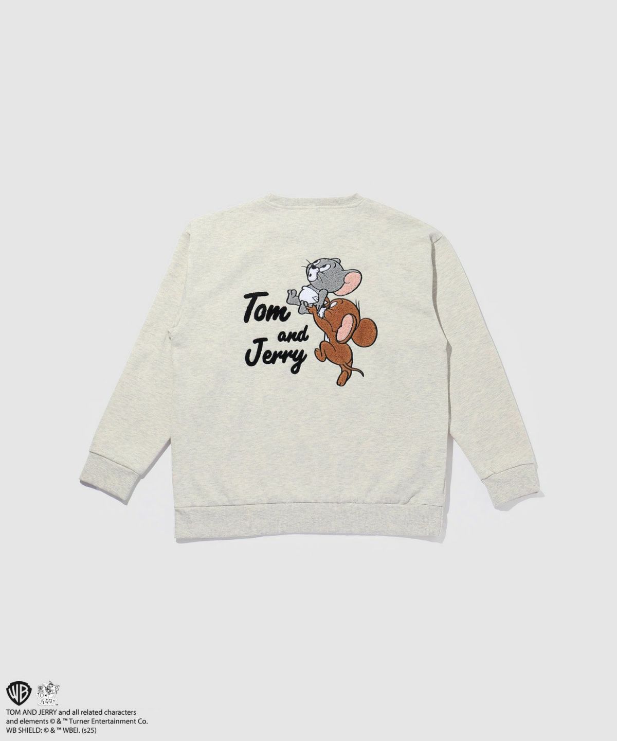 Tom and Jerry サガラ刺繍トレーナー メンズ