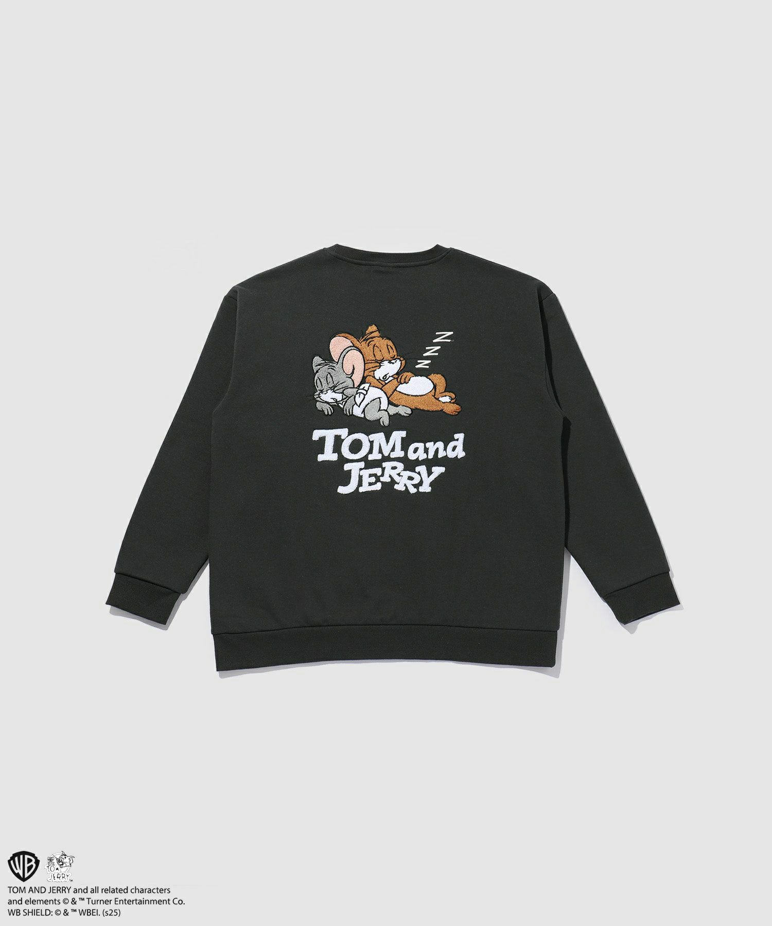 Tom and Jerry サガラ刺繍トレーナー メンズ