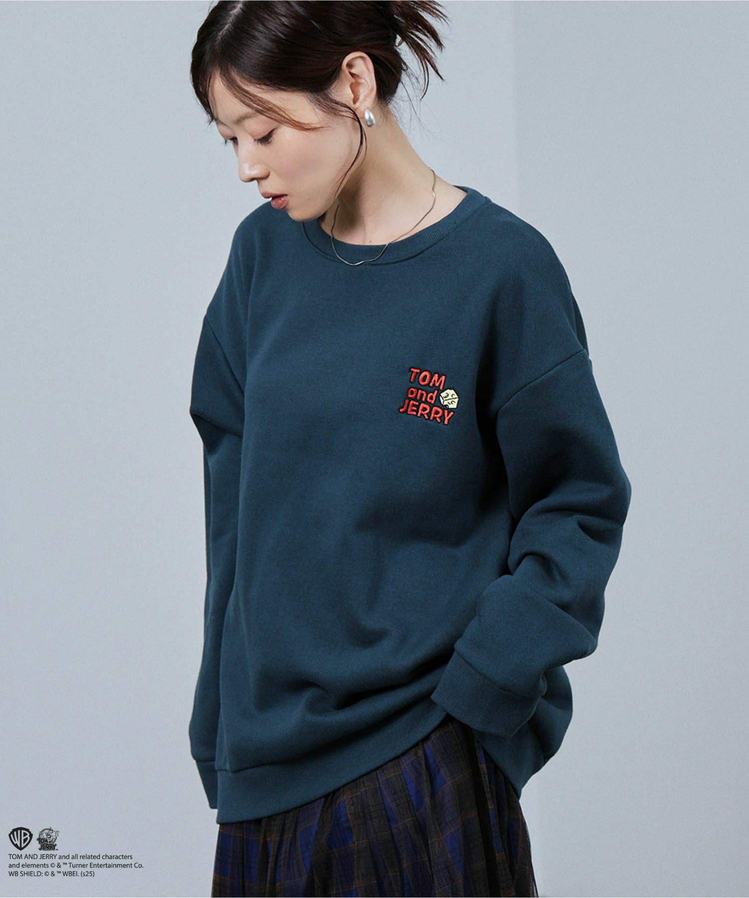 Tom and Jerry トム ジェリー タフィー サガラトレーナー メンズ商品画像-6