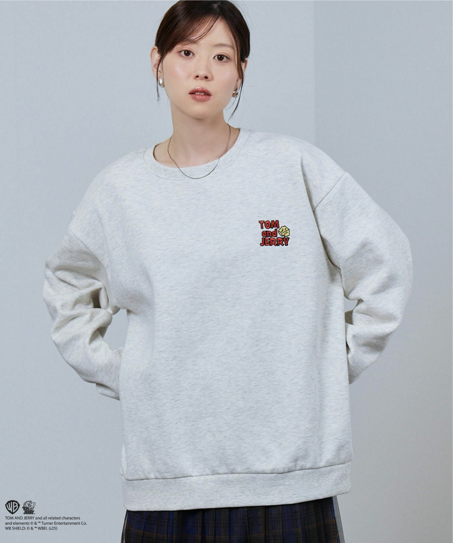 Tom and Jerry トム ジェリー タフィー サガラトレーナー メンズ商品画像-10