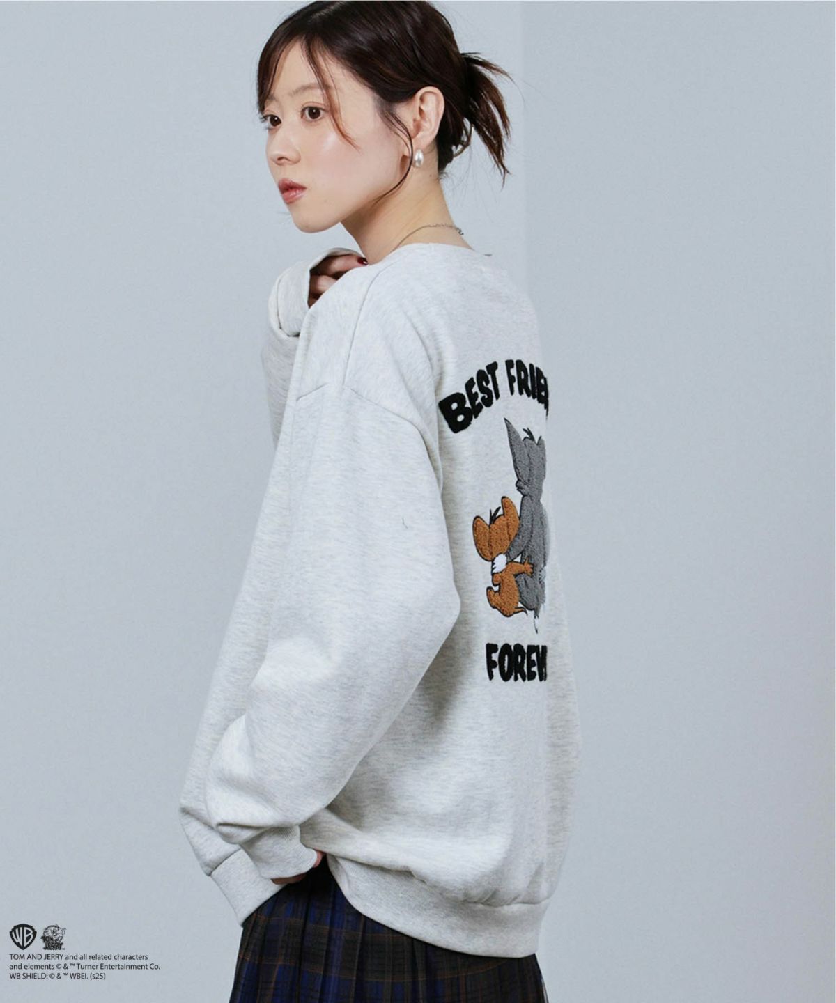 Tom and Jerry トム ジェリー タフィー サガラトレーナー メンズ