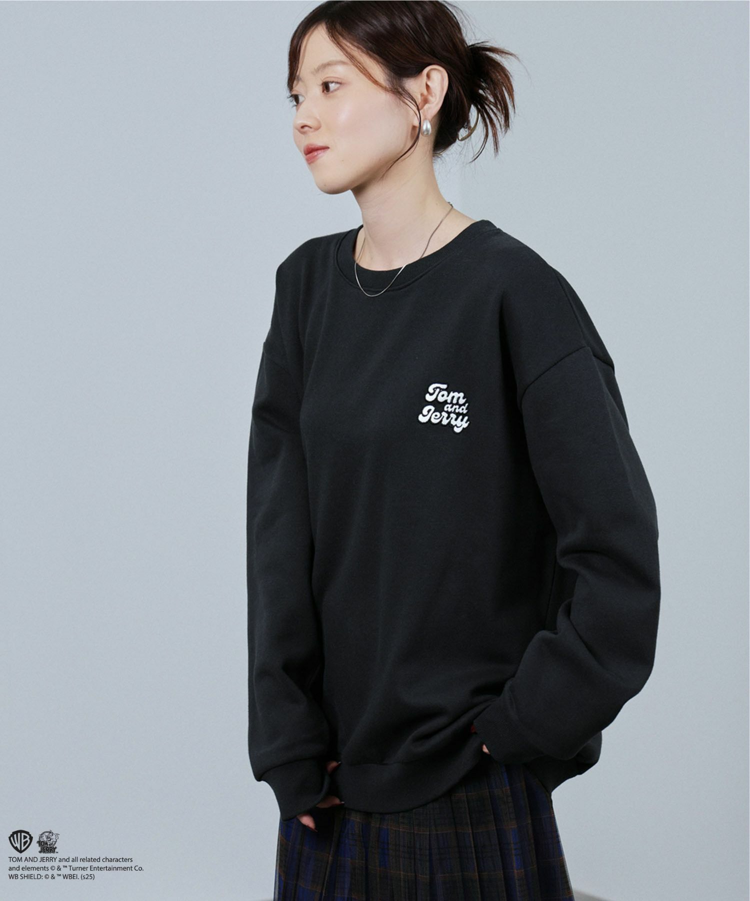 Tom and Jerry トム ジェリー タフィー サガラトレーナー メンズ商品画像-14