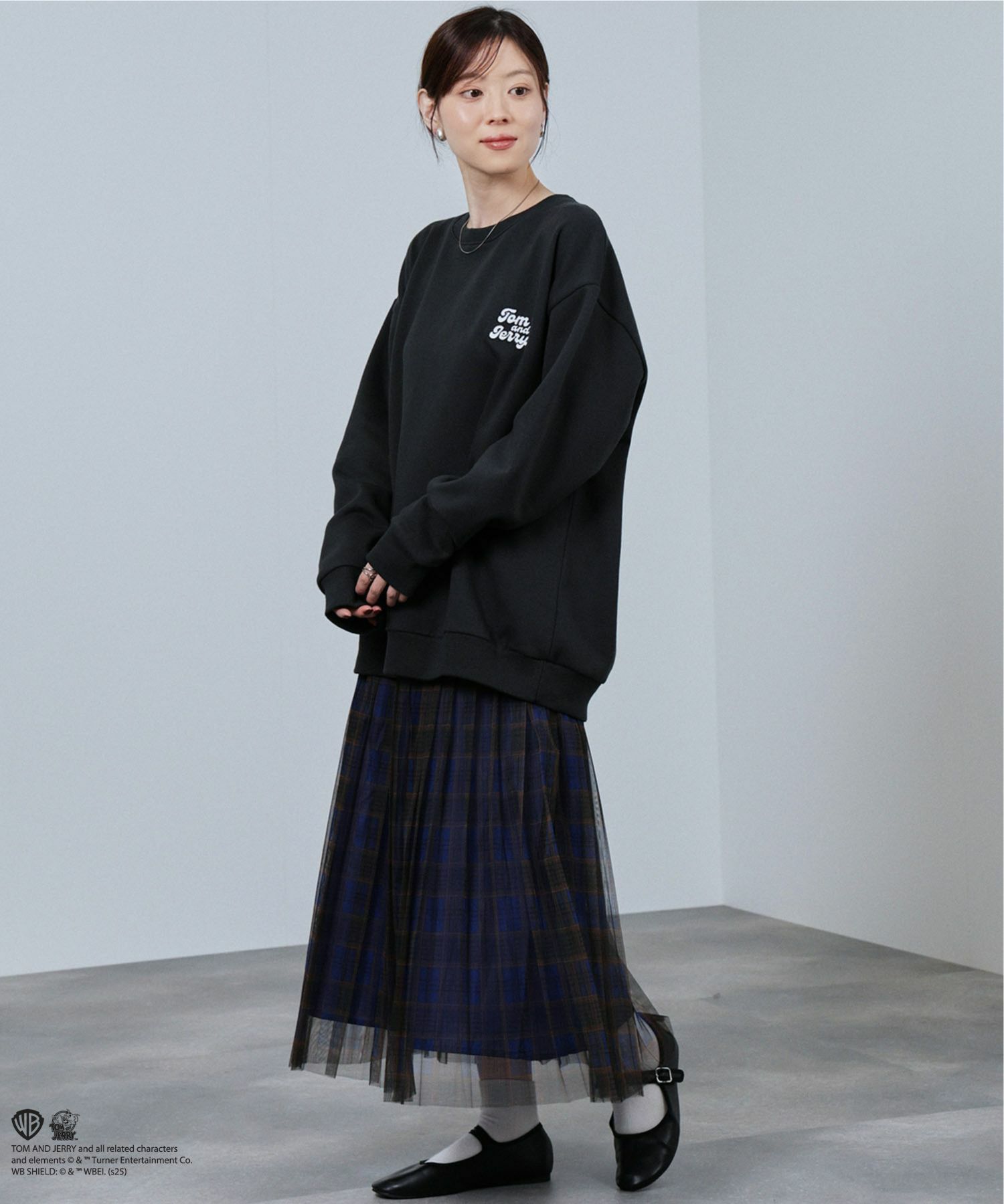 Tom and Jerry トム ジェリー タフィー サガラトレーナー メンズ商品画像-17