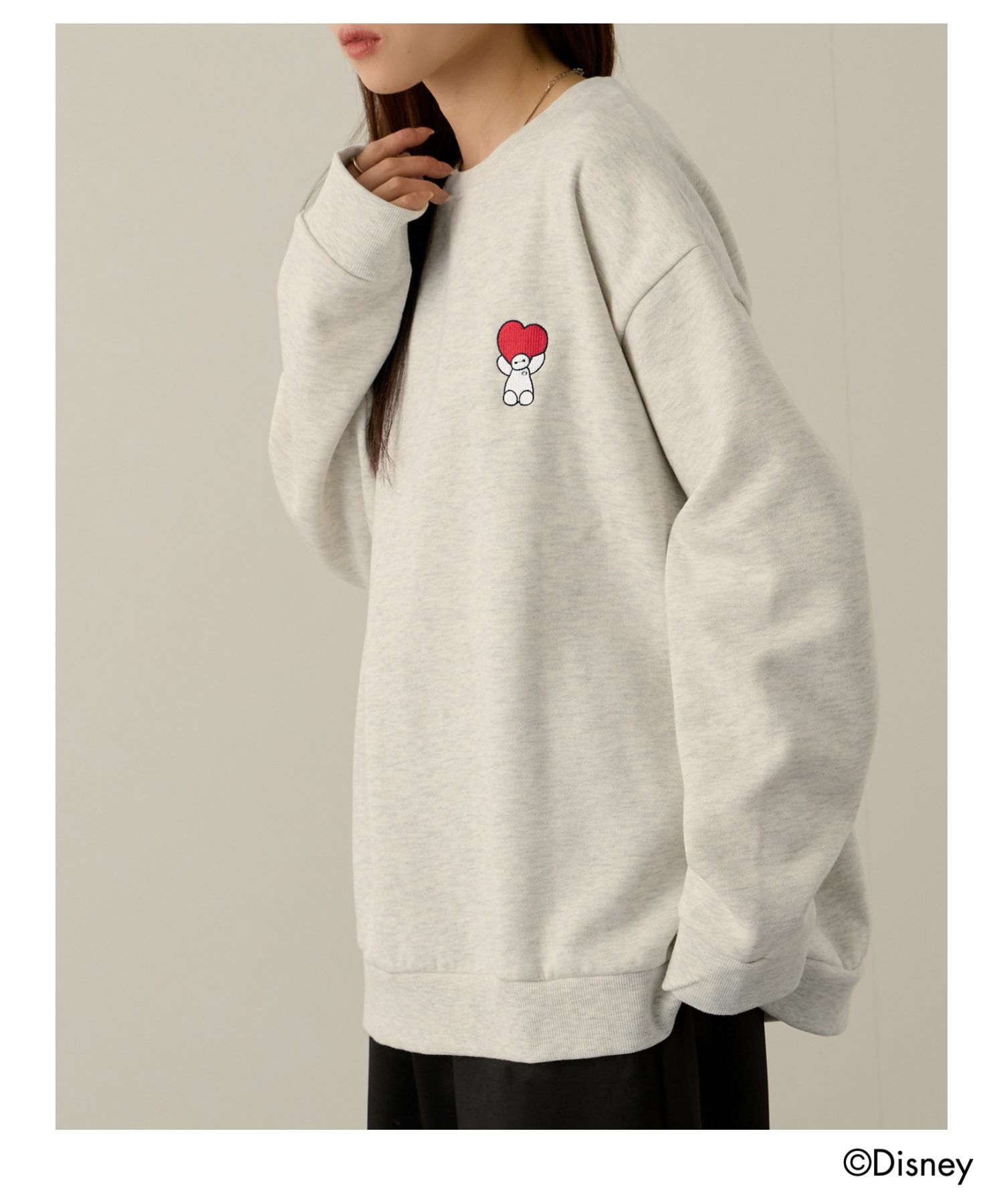 Disney 『ベイマックス』 / アーチロゴサガラトレーナー メンズ