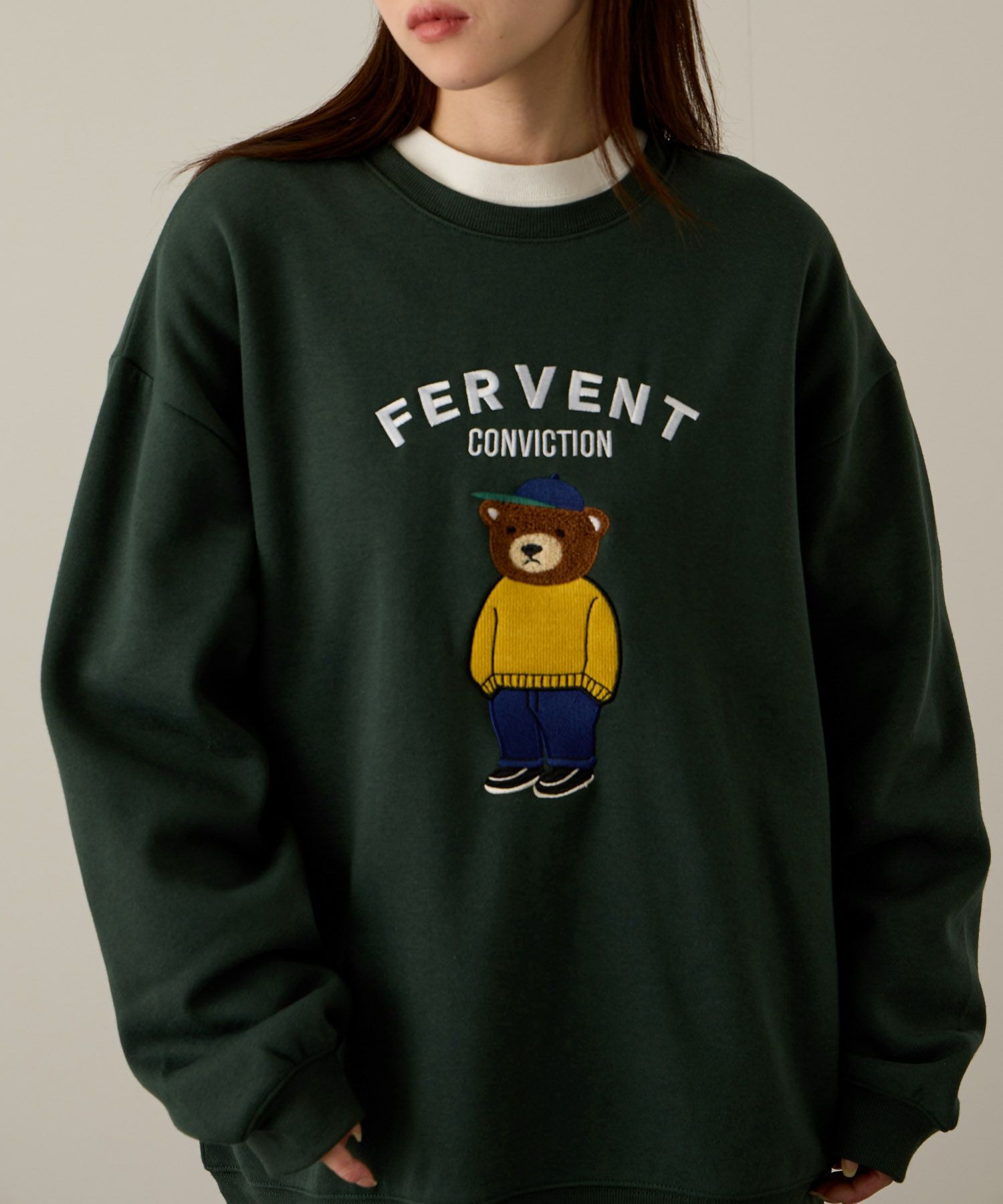 QUASH  ベアーサガラ刺繍トレーナー メンズ商品画像-14