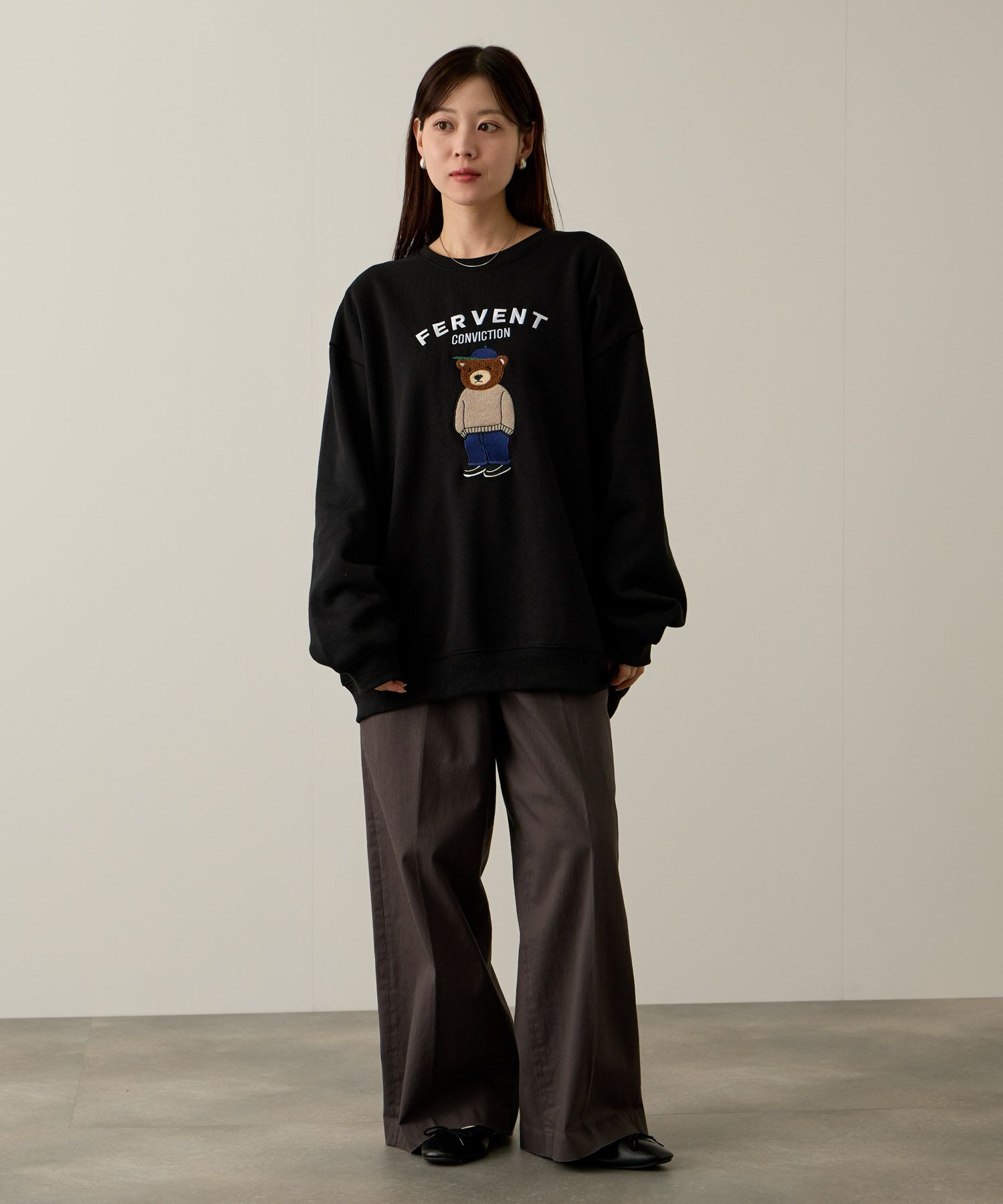 QUASH  ベアーサガラ刺繍トレーナー メンズ商品画像-19