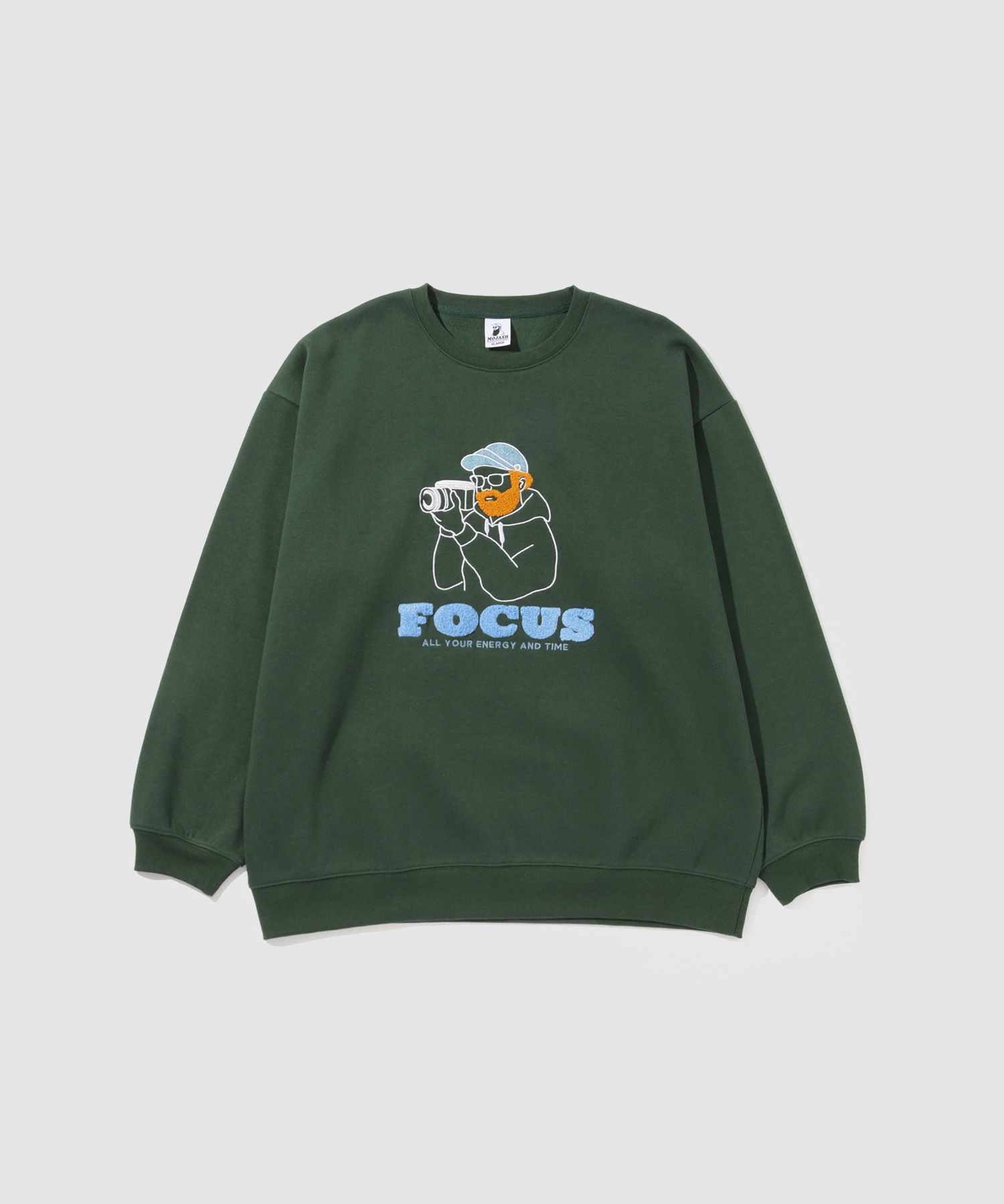 ヒゲサガラ刺繍トレーナー メンズ