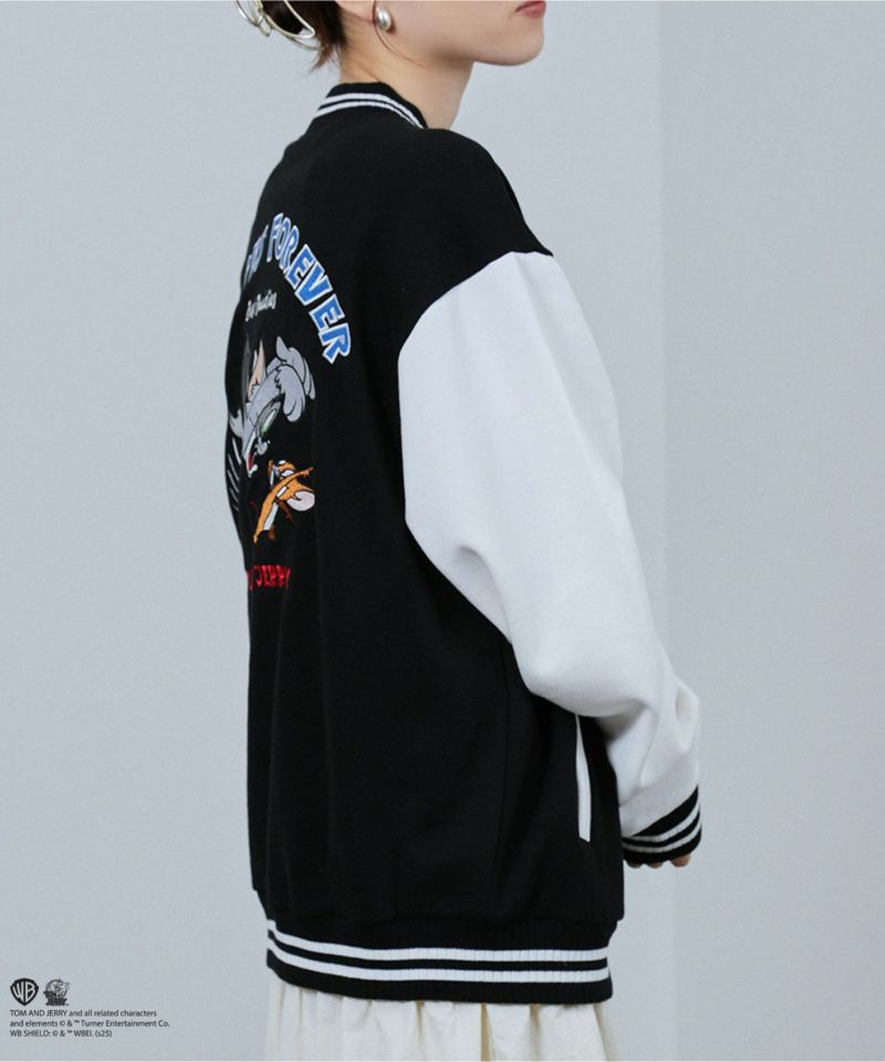 Tom and Jerry バック刺繍スタジャン メンズ商品画像-4