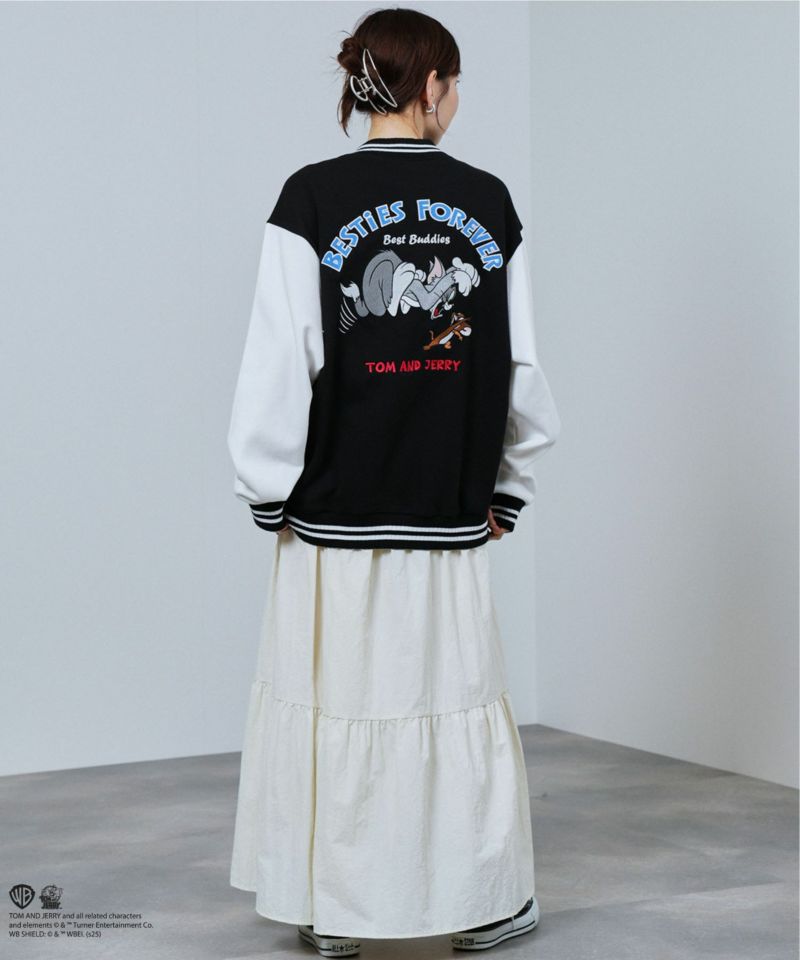 Tom and Jerry バック刺繍スタジャン メンズ商品画像-6