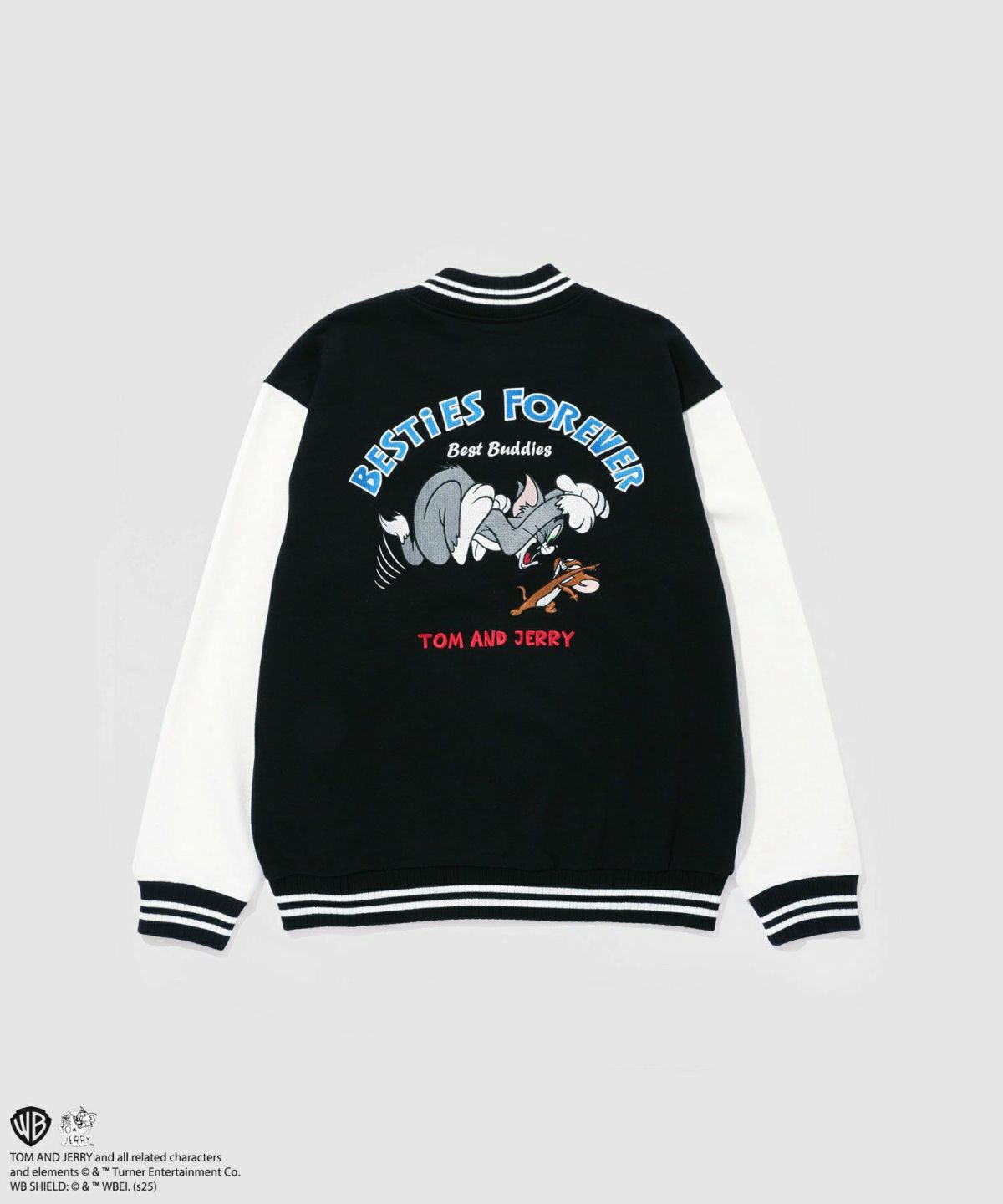 Tom and Jerry バック刺繍スタジャン メンズ