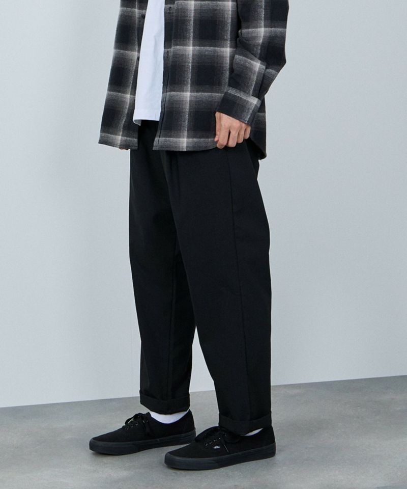 NAVY  毎日はきたくなるラクラクパンツ 「マイラク」 ワイドパンツ メンズ商品画像-9