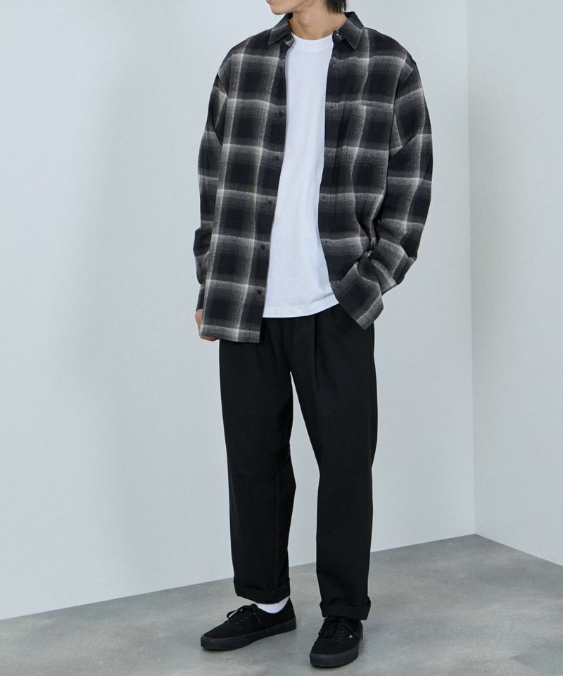 NAVY  毎日はきたくなるラクラクパンツ 「マイラク」 ワイドパンツ メンズ商品画像-11