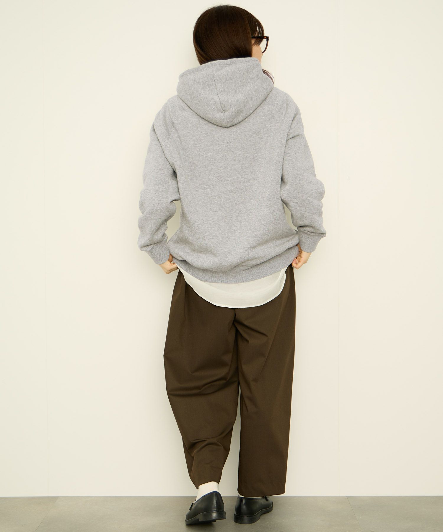 nAvy 裏シャギーパーカー レディース