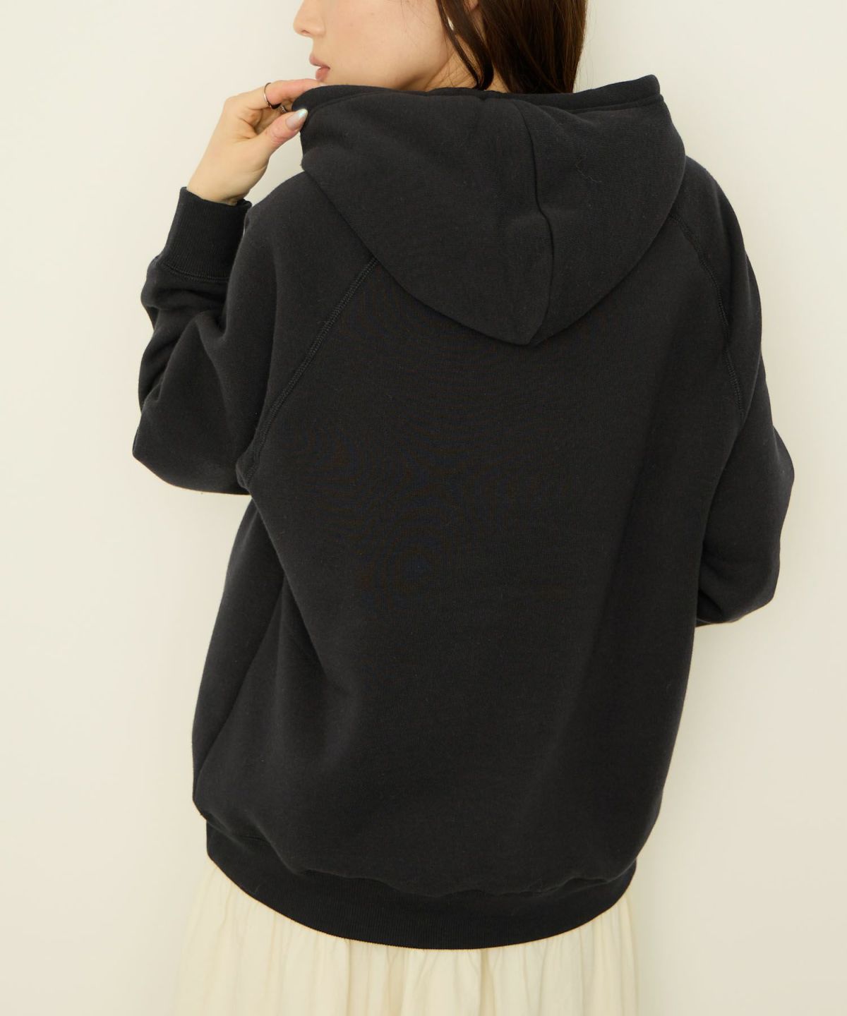 nAvy 裏シャギーパーカー レディース