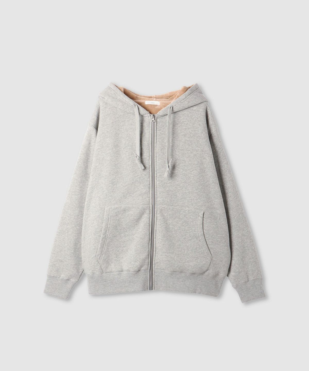 nAvy 裏シャギージップパーカー レディース