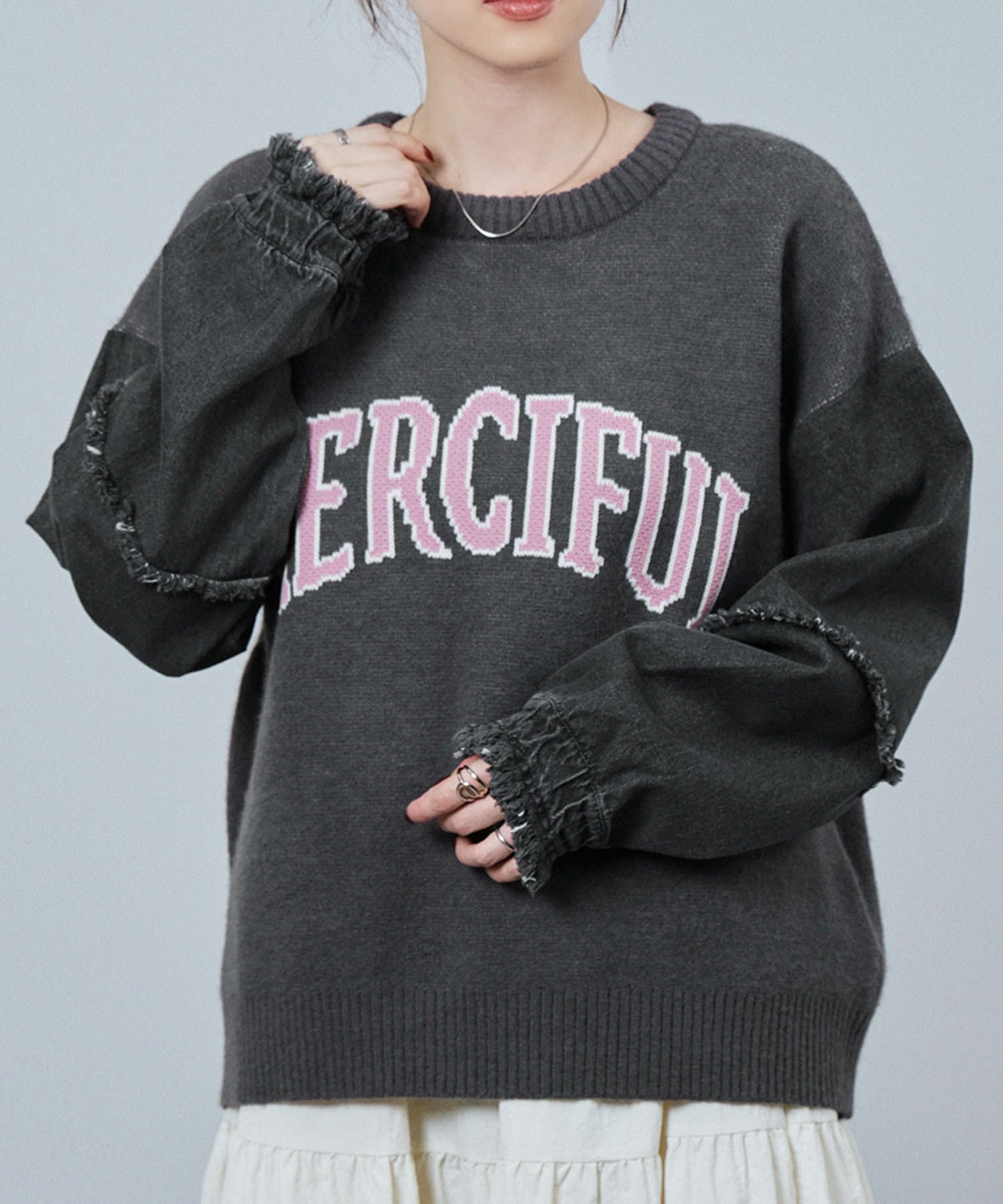 nAvy  ニット×デニムプルオーバー レディース商品画像-11