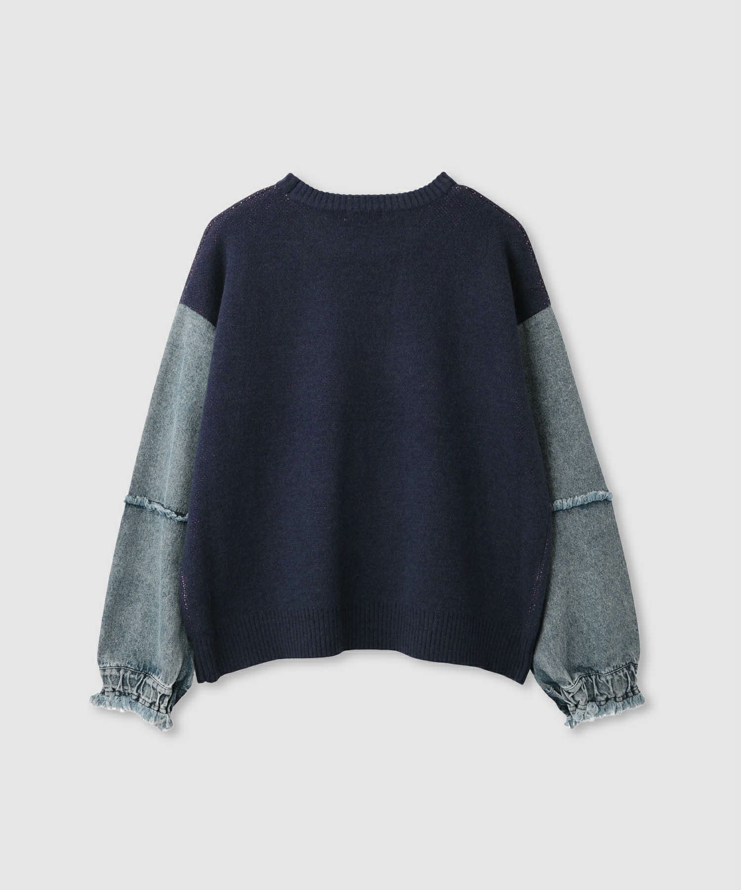 [値下げ]nAvy  ニット×デニムプルオーバー レディース商品画像-16