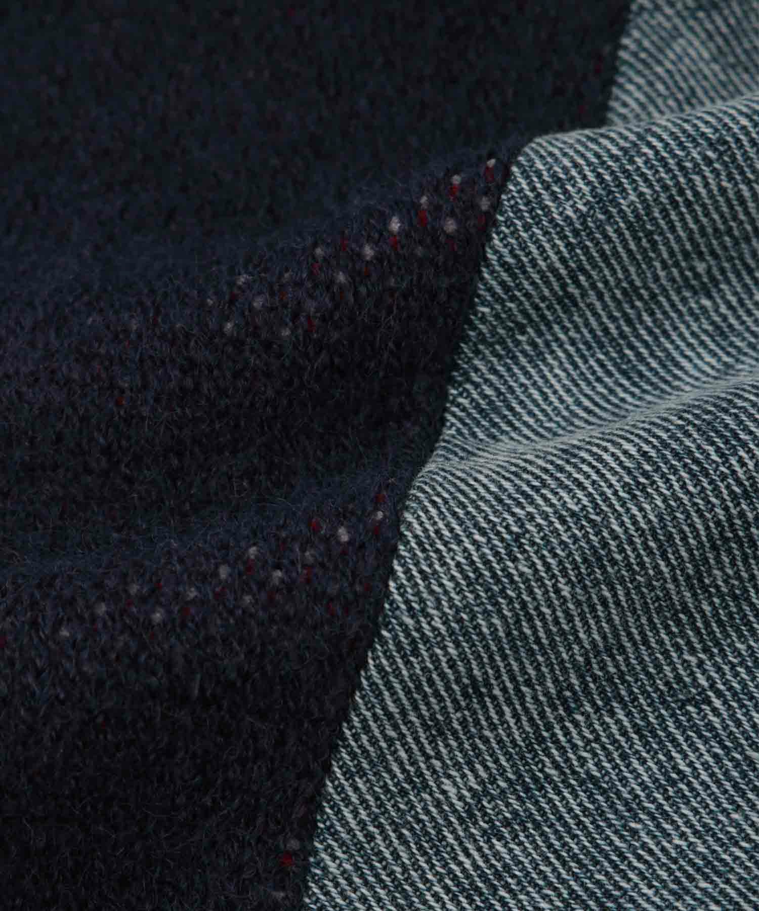 nAvy ニット×デニムプルオーバー レディース