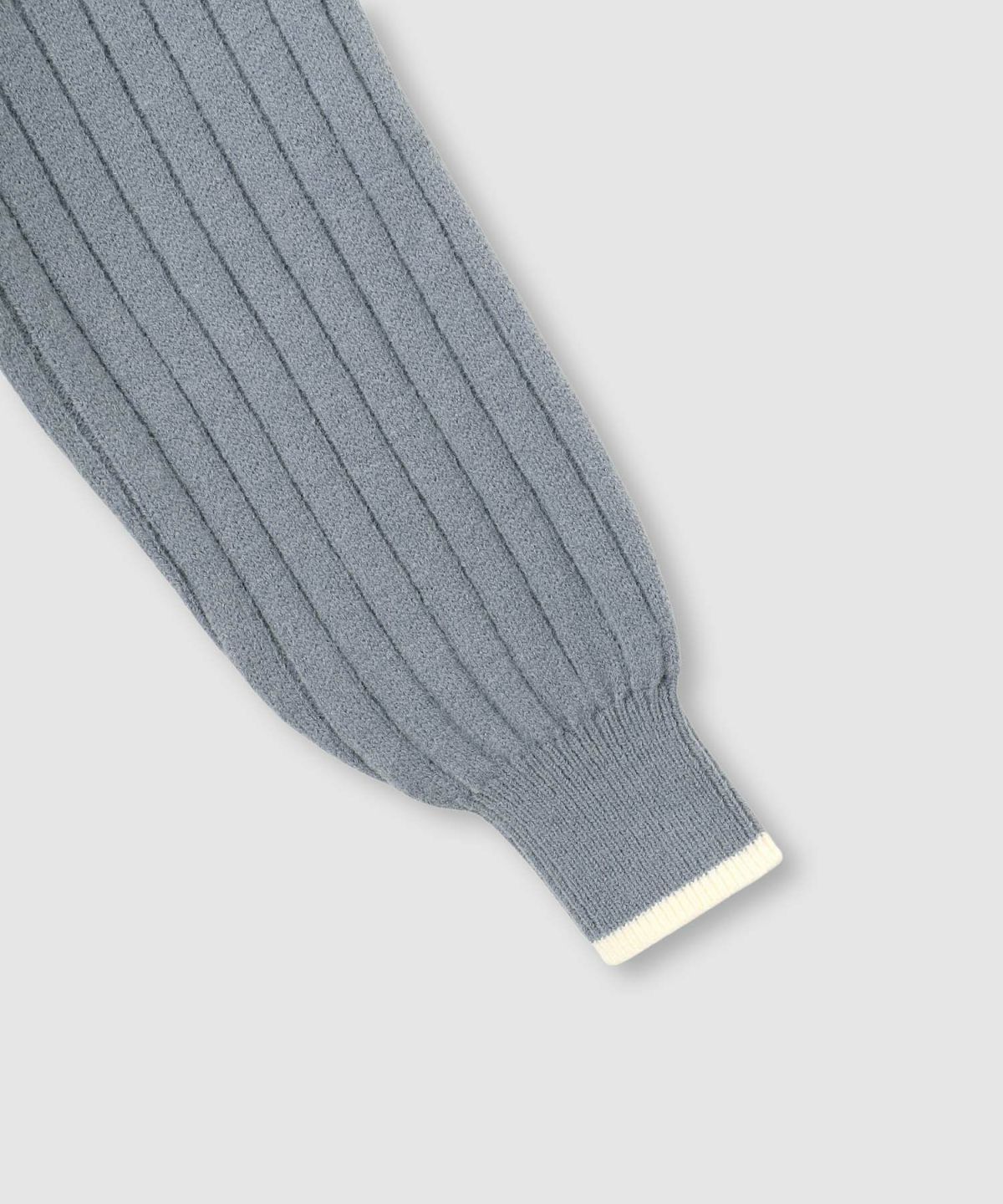 nAvy もちり もちもち 洗えるニット 配色クルーネック レディース