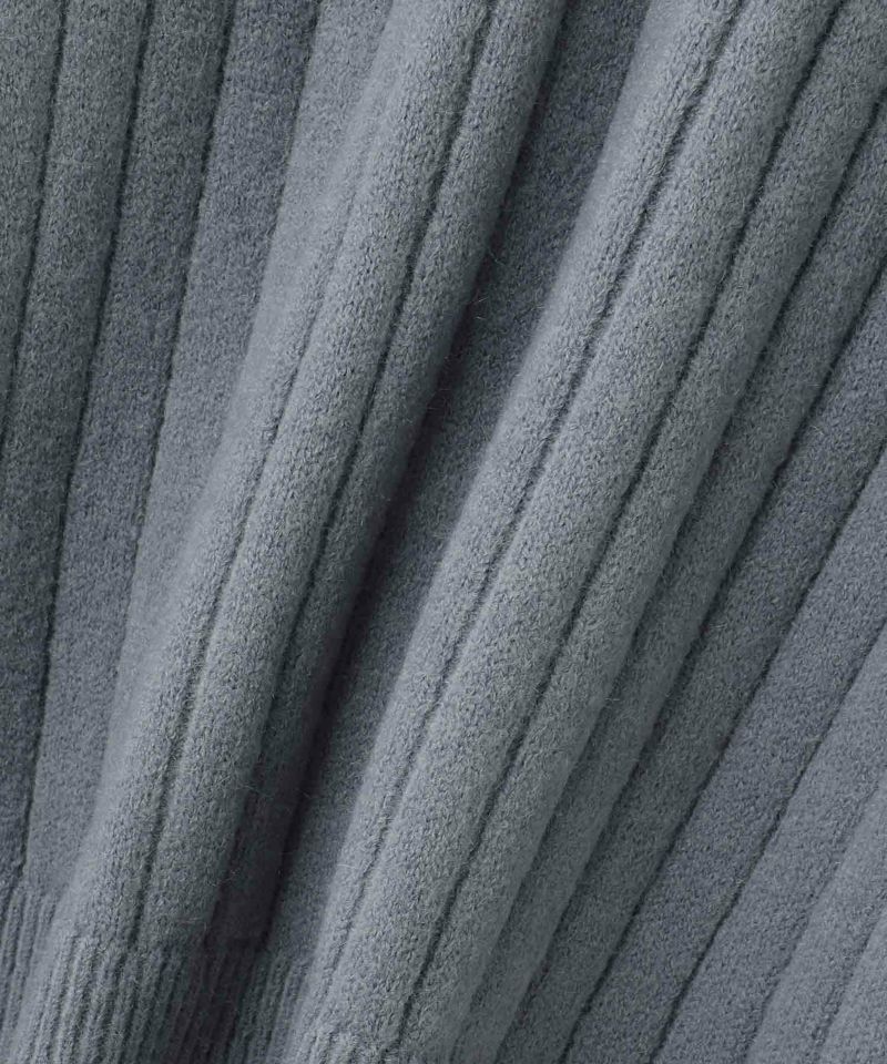 nAvy もちり もちもち 洗えるニット 配色クルーネック レディース商品画像-30