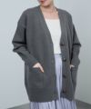 nAvy もちり もちもち 洗えるニット Vネックカーディガン レディース商品サムネイル-10