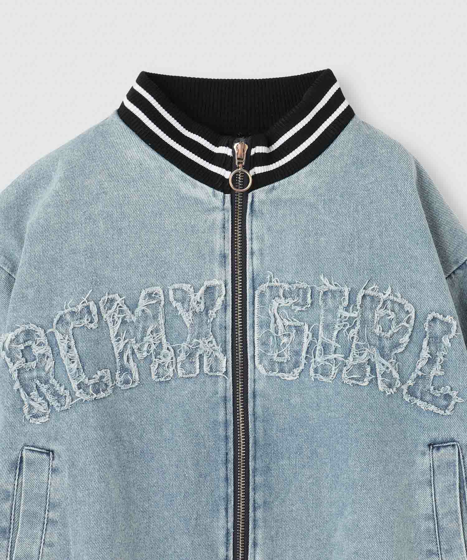 [期間限定価格]RICH MIX デニムブルゾンジャケット キッズ