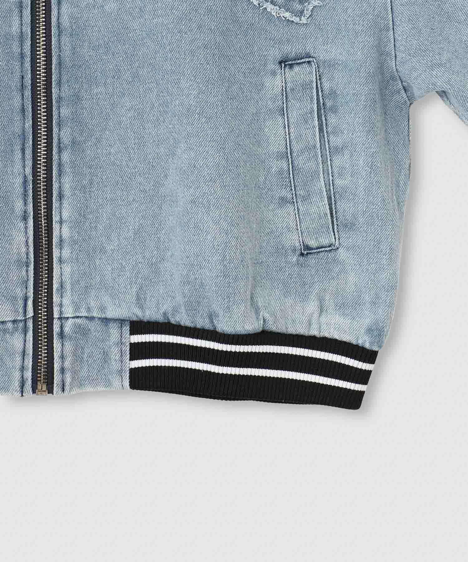 RICH MIX デニムブルゾンジャケット キッズ商品画像-6