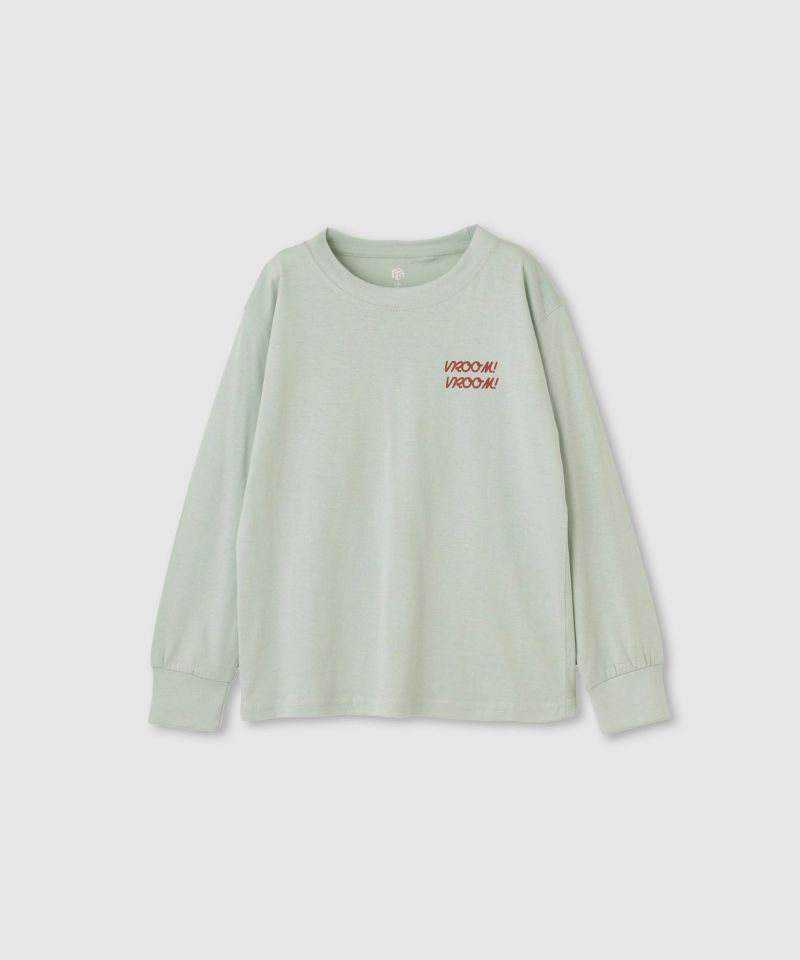 T-GRAPHICS  線描きアニマル長袖Tシャツ キッズ メール便 対応商品商品画像-4