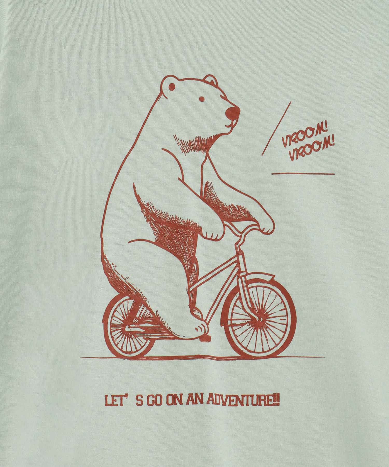 T-GRAPHICS 線描きアニマル長袖Tシャツ キッズ メール便 対応商品