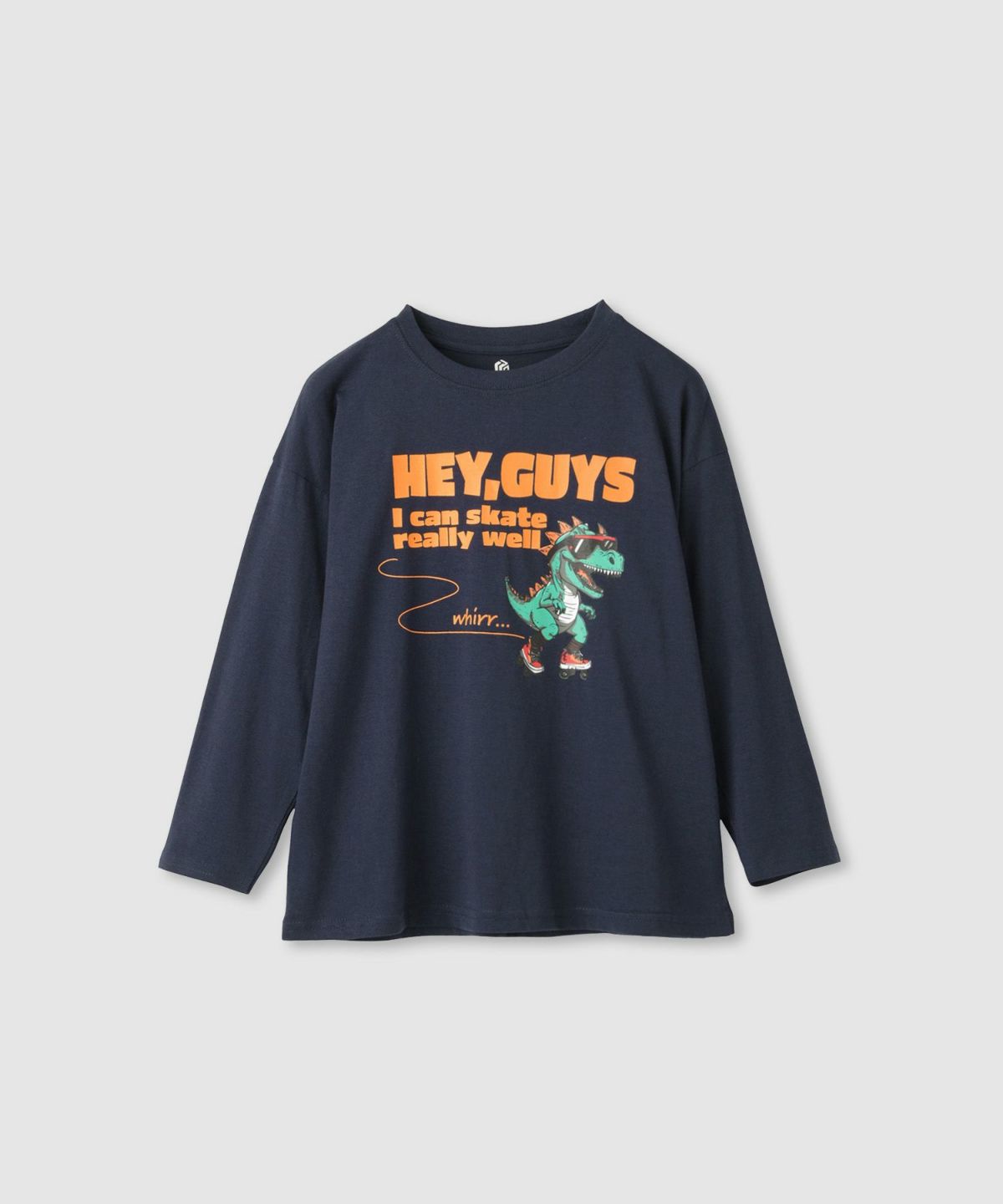 T-GRAPHICS スケータープリント長袖Tシャツ キッズ メール便 対応商品