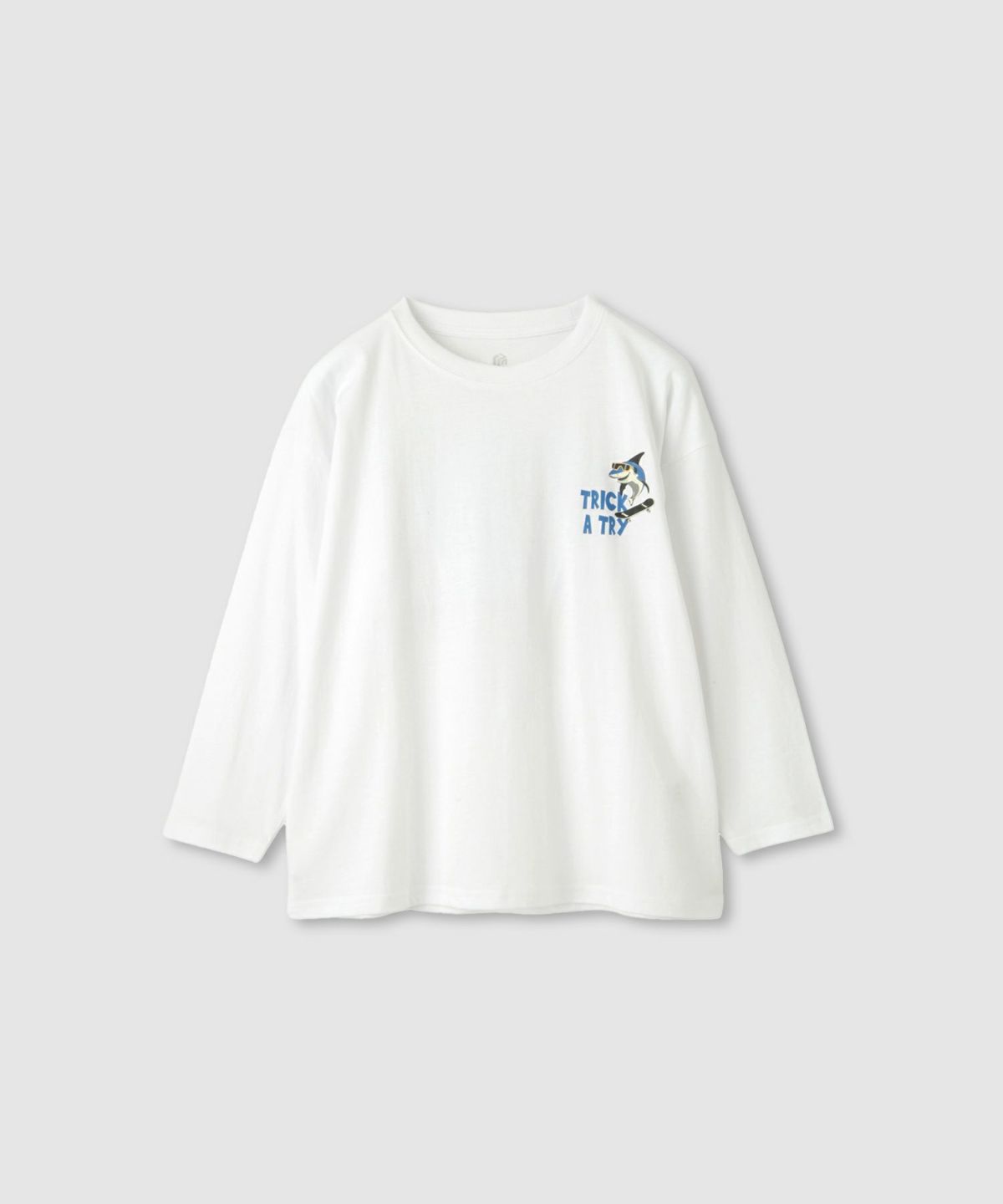 T-GRAPHICS スケータープリント長袖Tシャツ キッズ メール便 対応商品