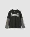 T-GRAPHICS 袖フェイク長袖Tシャツ キッズ メール便 対応商品