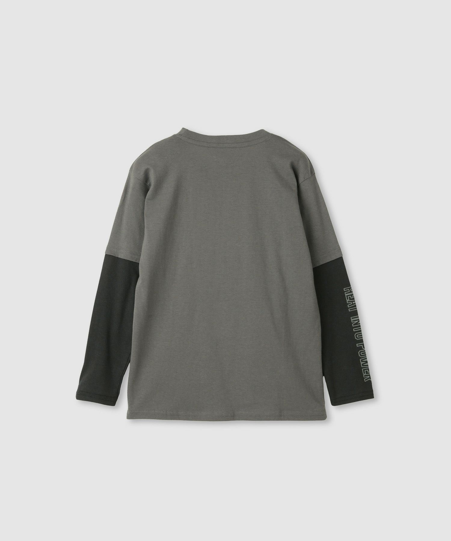 T-GRAPHICS  袖フェイク長袖Tシャツ キッズ メール便 対応商品商品画像-3