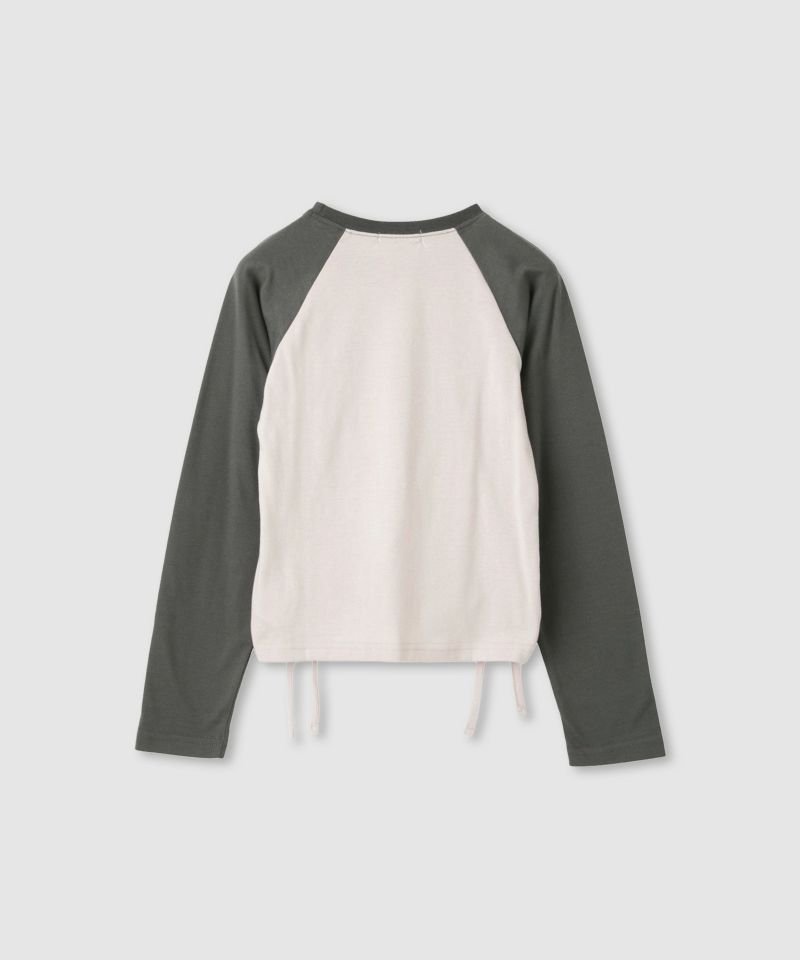 RICH MIX レースアップ長袖Tシャツ キッズ メール便 対応商品商品画像-3