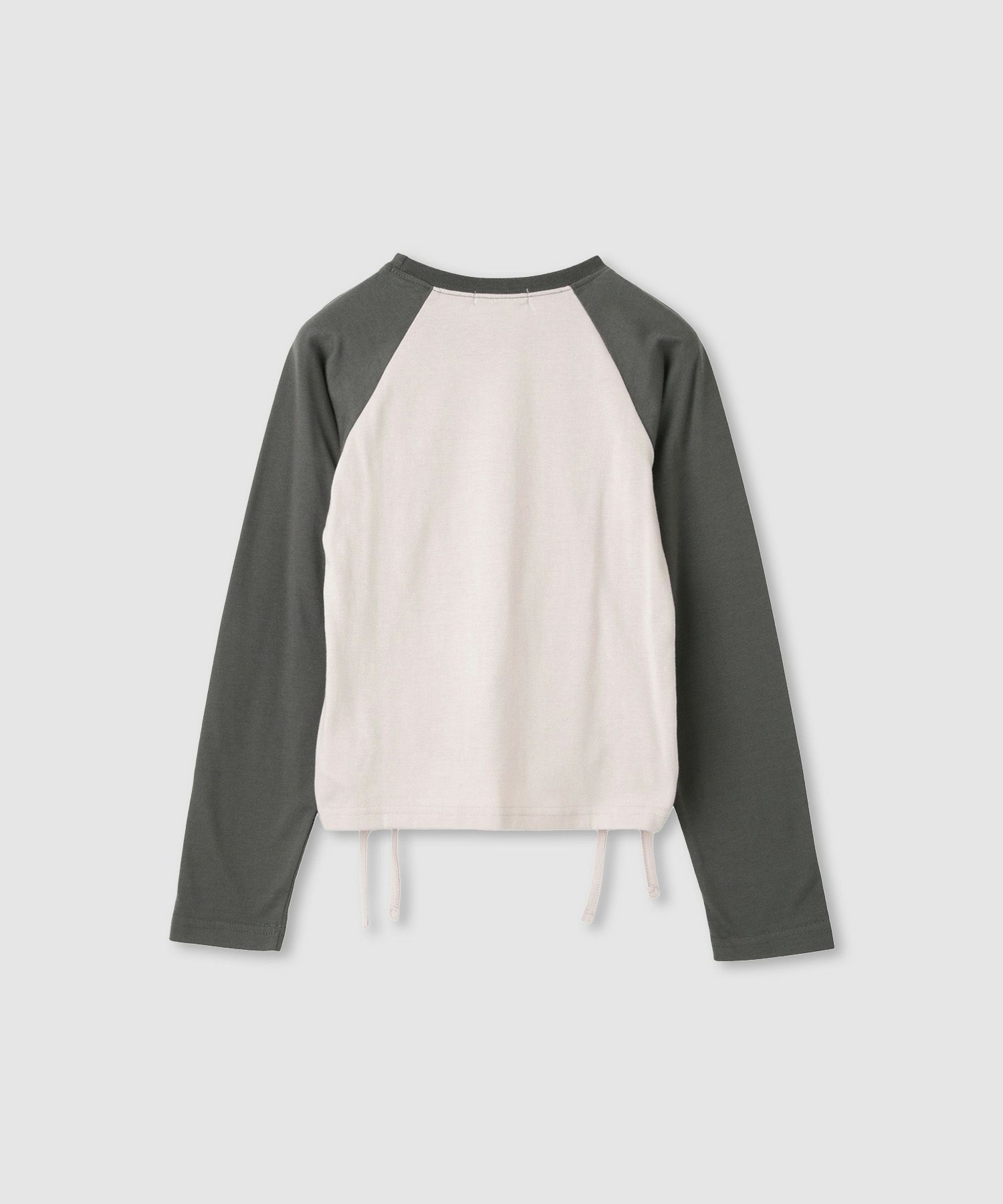 RICH MIX  レースアップ長袖Tシャツ キッズ メール便 対応商品商品画像-3