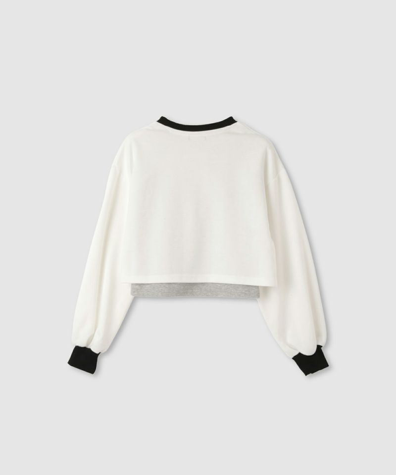 RICH MIX  ポンチ素材短丈アンサンブル キッズ商品画像-4