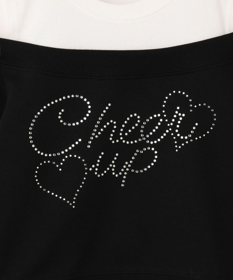 RICH MIX  ポンチ素材肩あきフェイクトレーナー キッズ商品画像-5