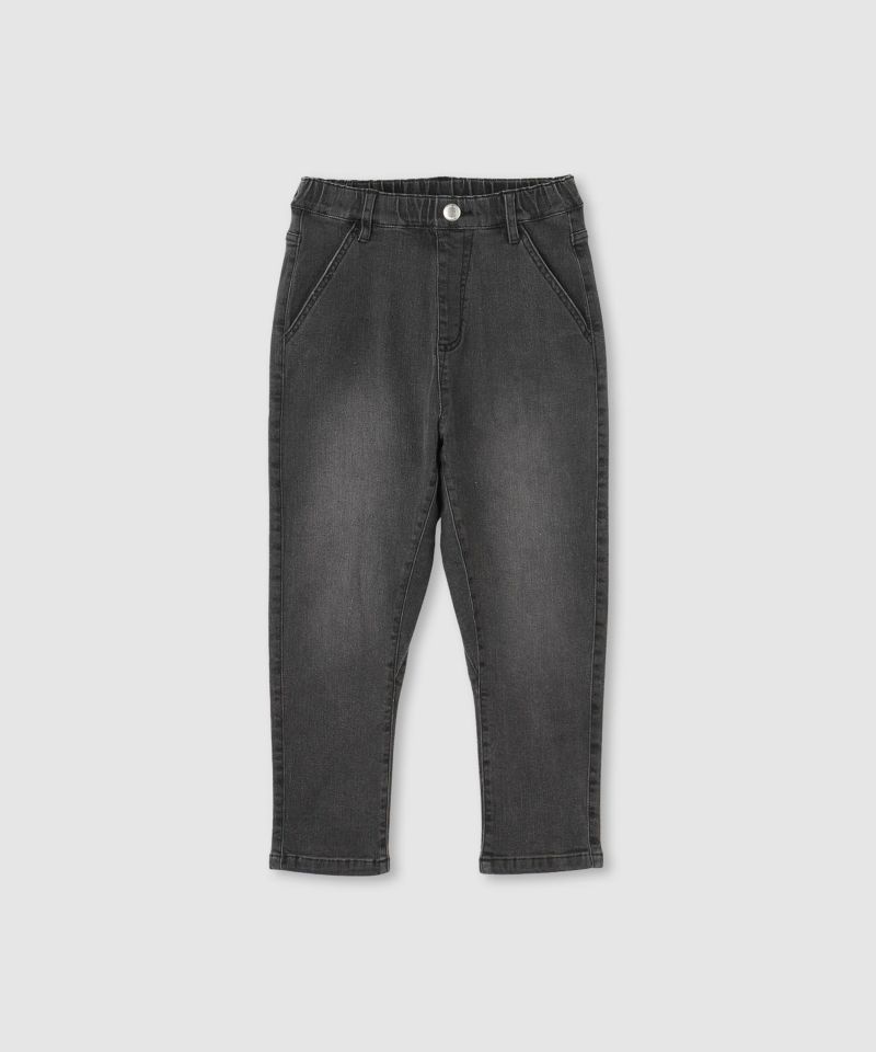 NAVY  のびるモン ストレッチデニムペグトップパンツ キッズ商品画像-3